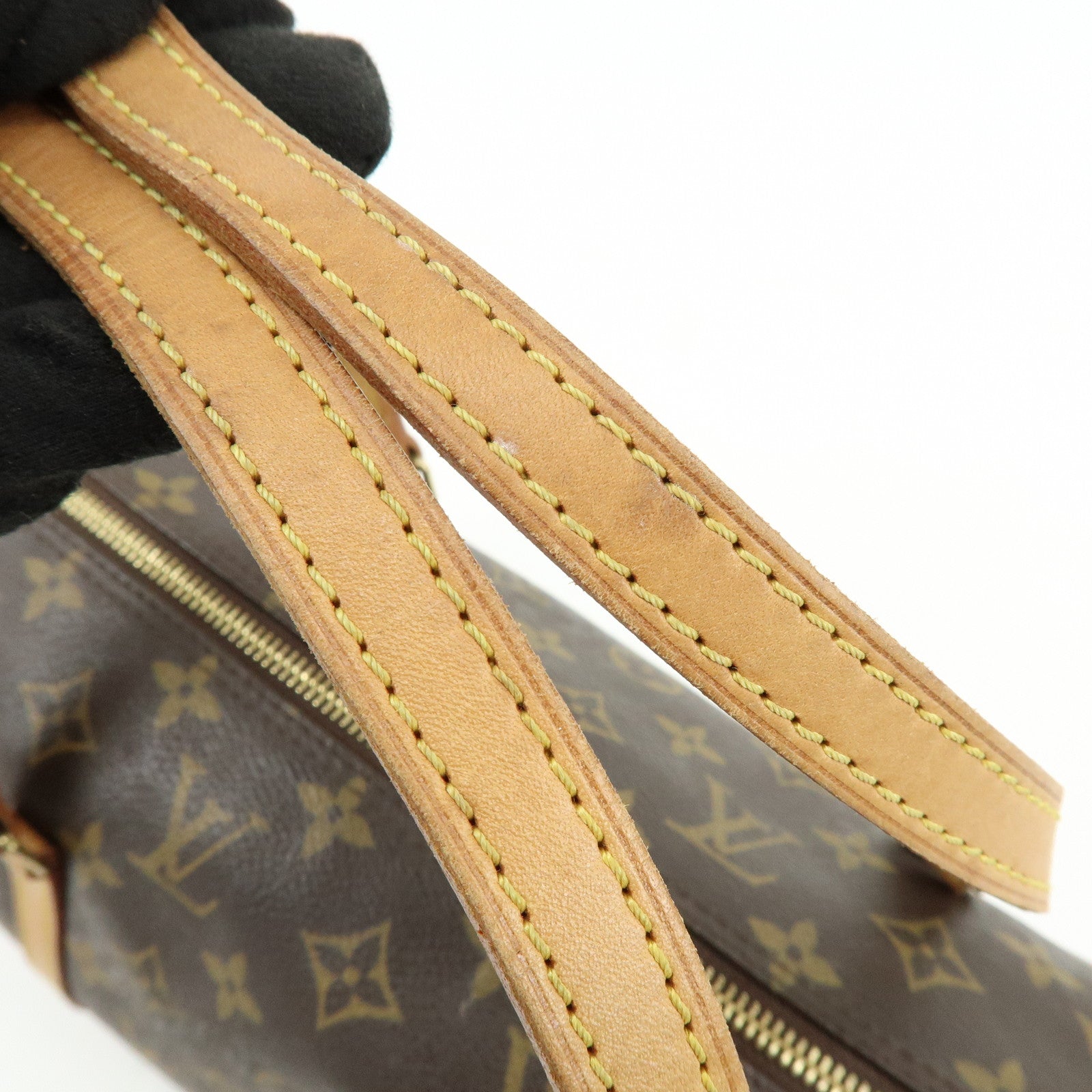 Louis Vuitton Monogram Papillon 30 Hand Bag Brown M51385
