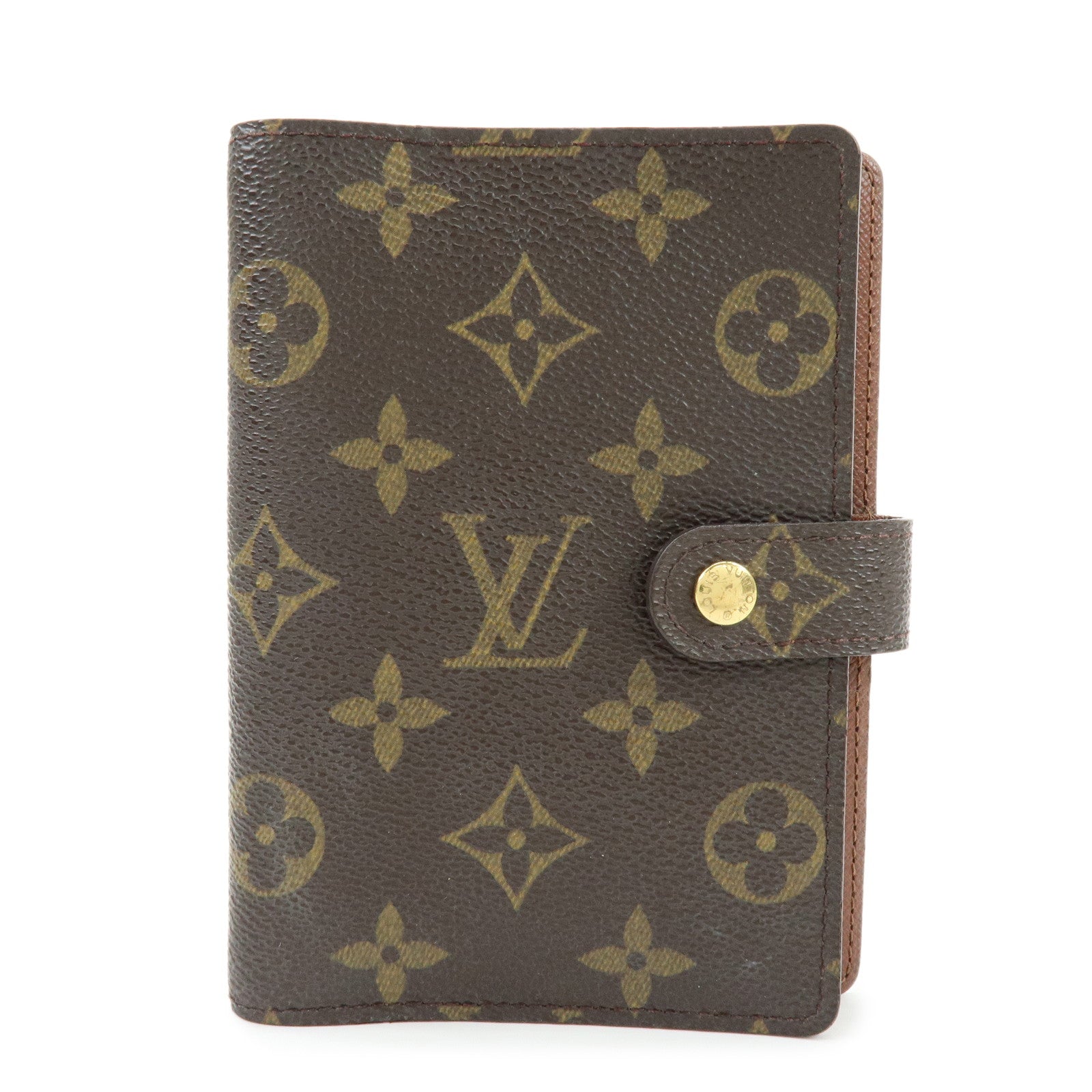 Louis Vuitton Monogram Agenda PM Planner Cover Brown R20005