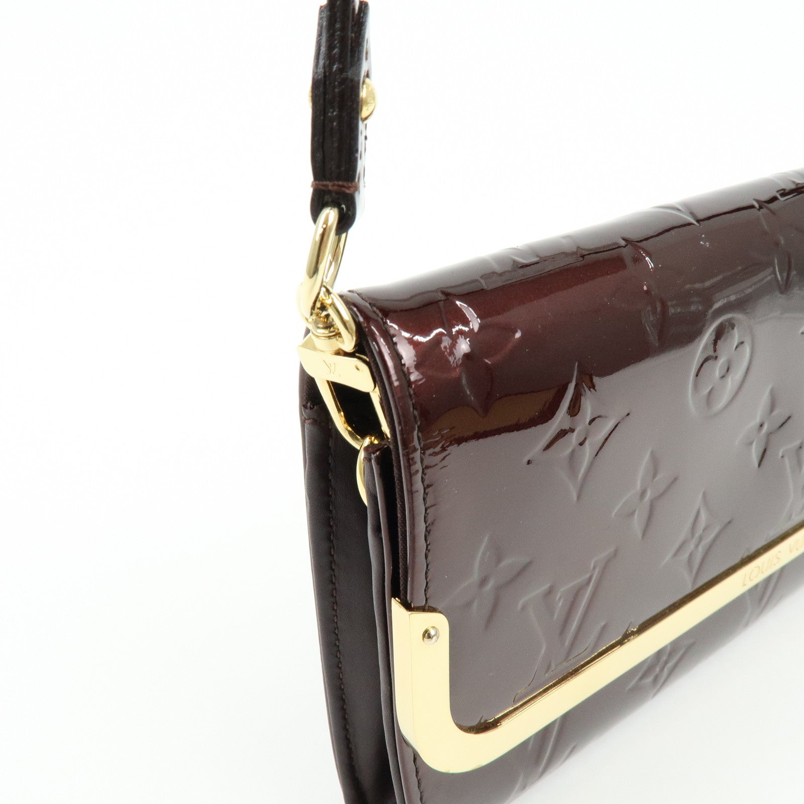 Louis Vuitton Monogram Vernis Leather Rossmore MM Hand Bag M91549