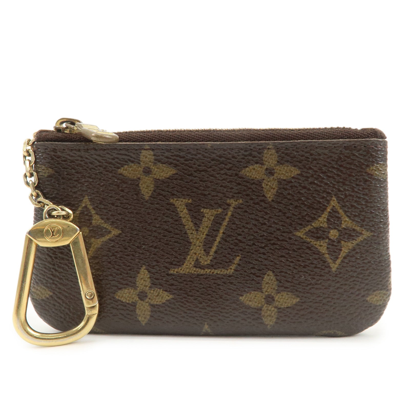 Louis Vuitton Monogram Pochette Cles Coin Case Key Case M62650