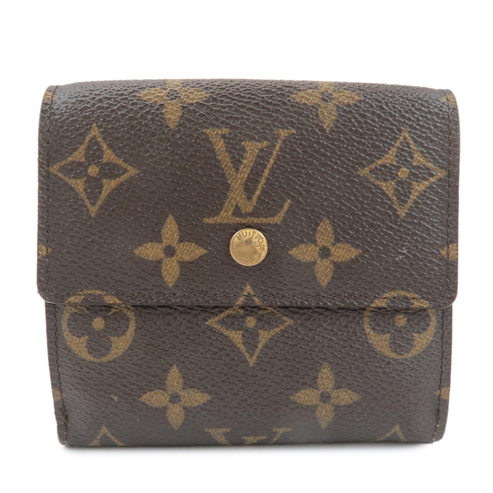 Louis Vuitton Monogram Porte Monnaie Billets Carte Credit M61660 Used