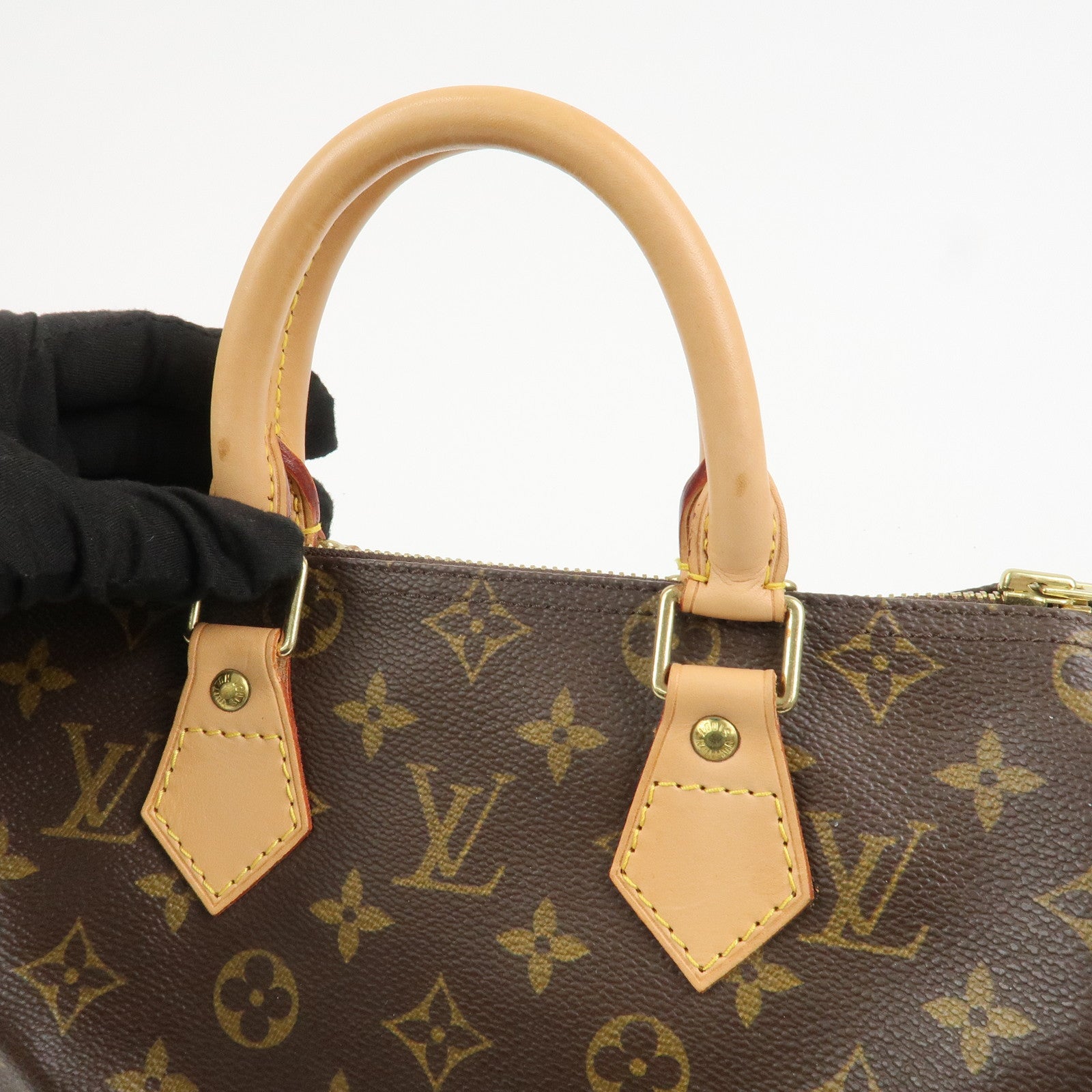Louis Vuitton Monogram Speedy 25 Boston Bag Brown M41528