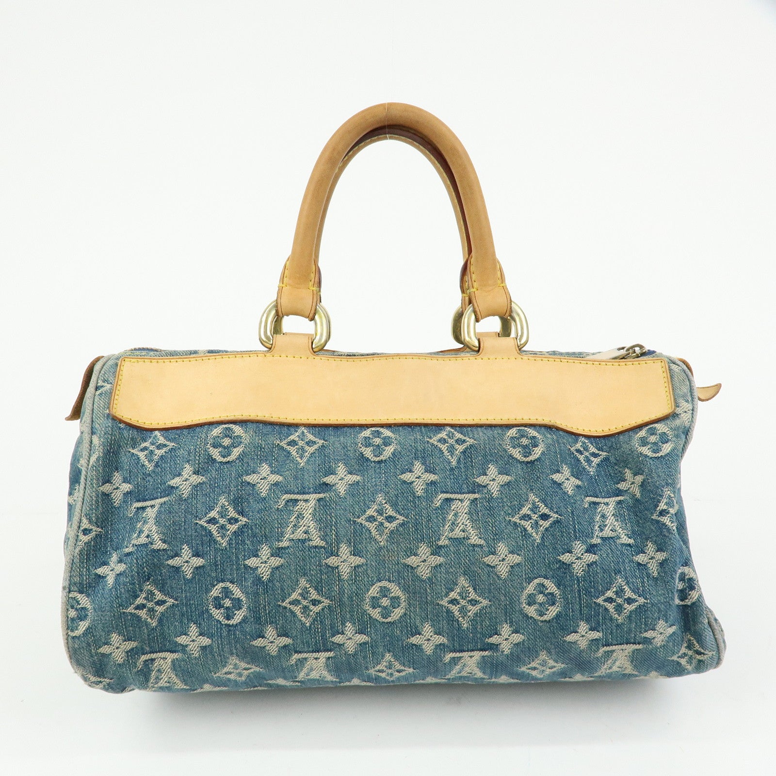 Louis Vuitton Monogram Denim Neo Speedy Boston Bag Blue M95019