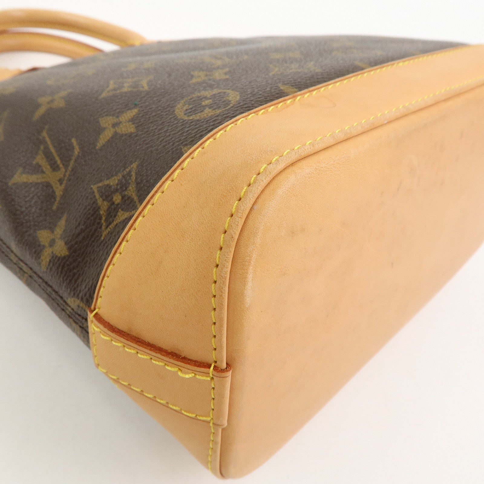 Louis Vuitton Monogram Lockit PM Hand Bag Tote Bag Brown M40102