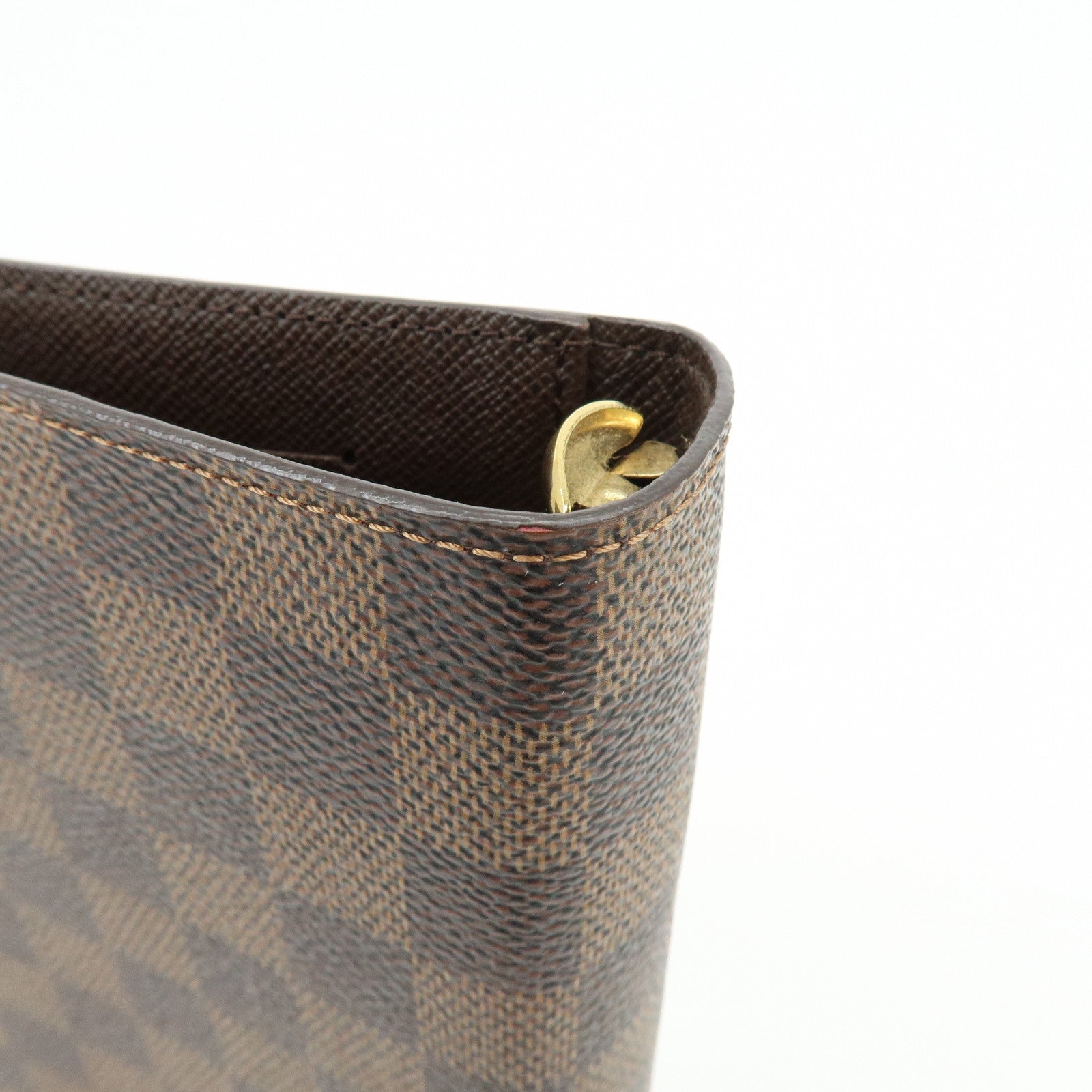Louis Vuitton Damier Agenda MM Canvas Planner Cover Brown R20701