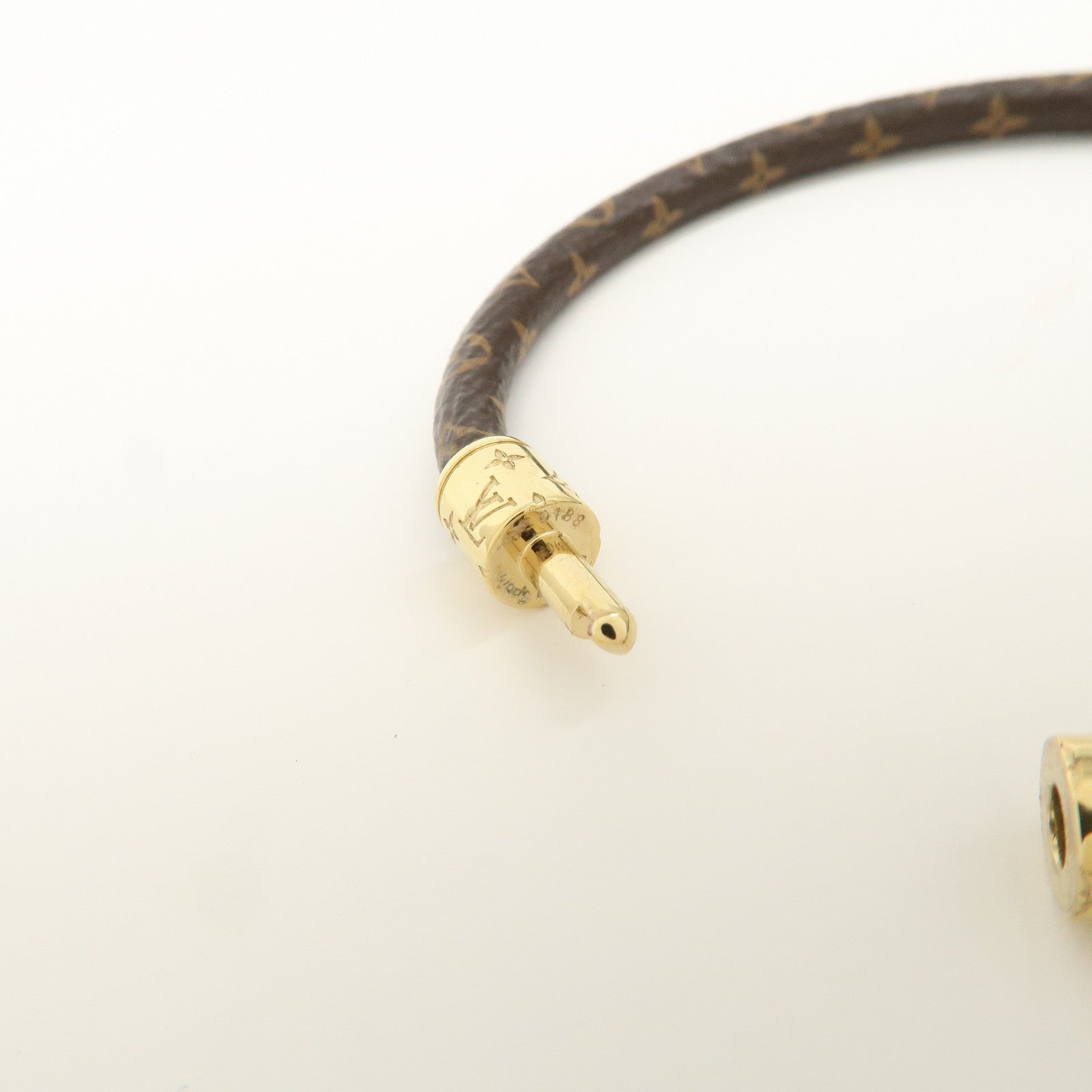 Louis Vuitton Monogram LV Confidential Bracelet Brown M8274