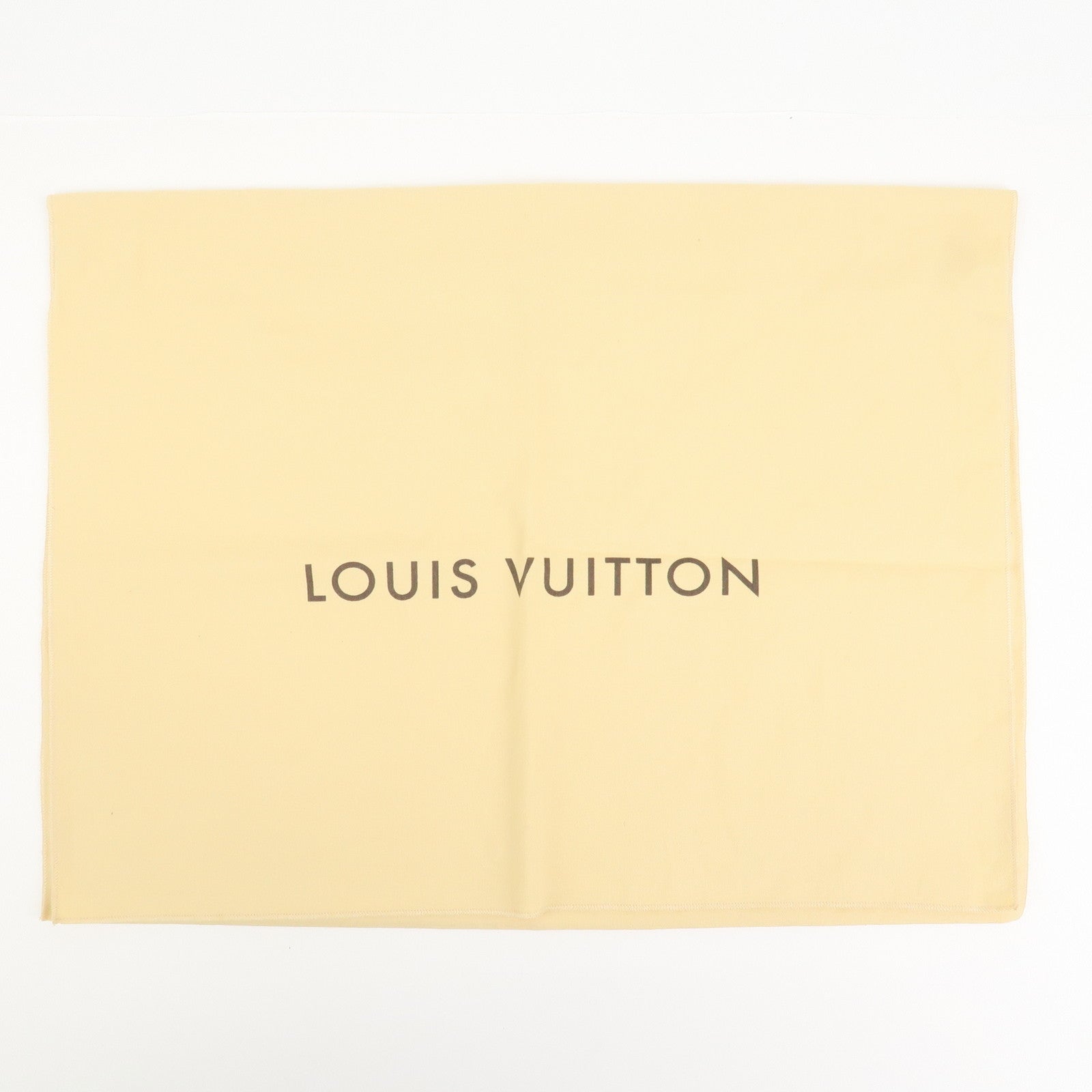Louis Vuitton Set of 12 Dust Bag Storage Bag Flap Beige