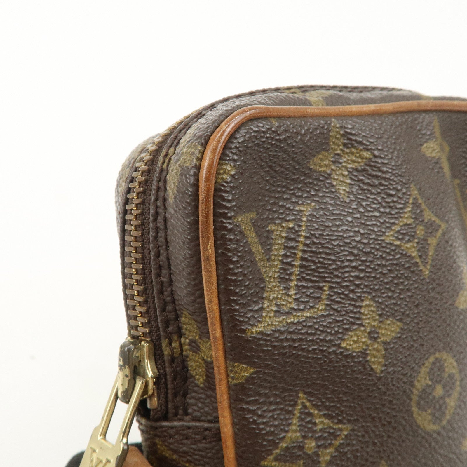 Louis Vuitton Monogram Mini Danube Shoulder Bag Brown M45268