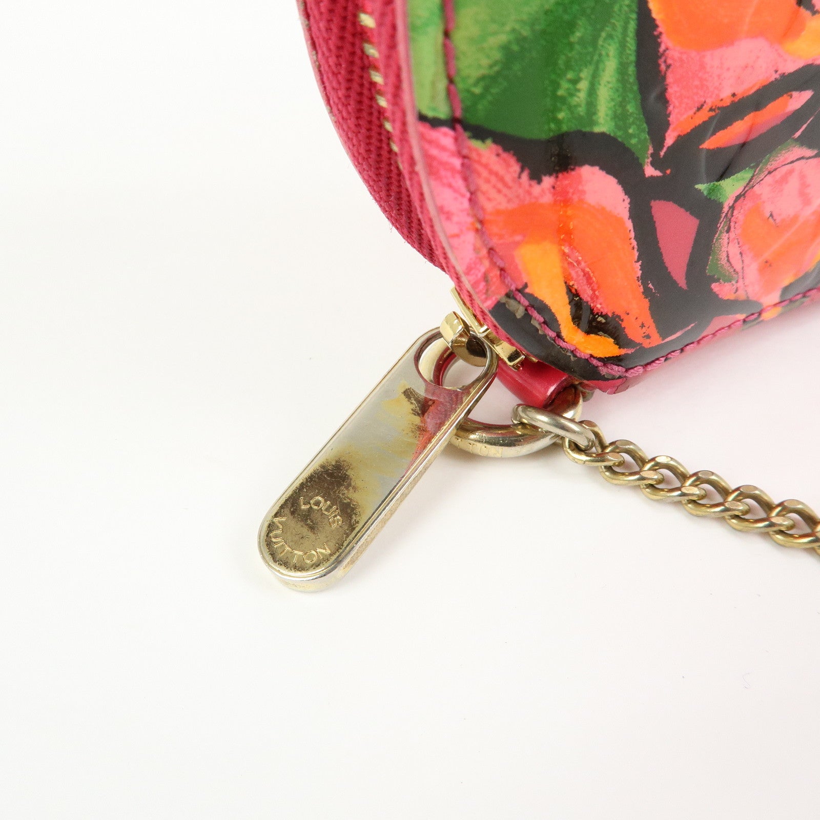 Louis Vuitton Monogram Vernis Porte Monnaie Chapeau Rose Pop M93690