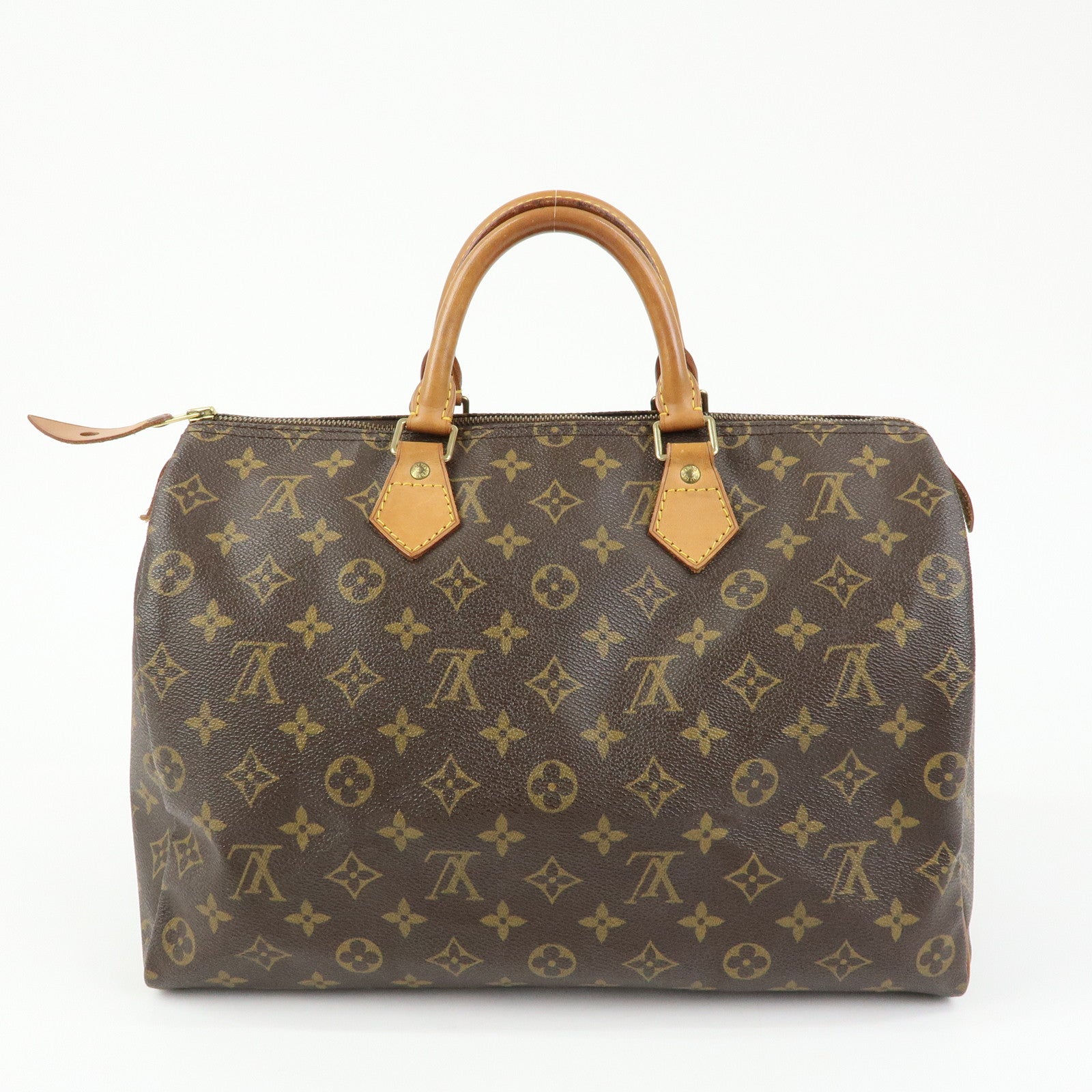 Louis Vuitton Monogram Speedy 35 Boston Bag Hand Bag Brown M41524