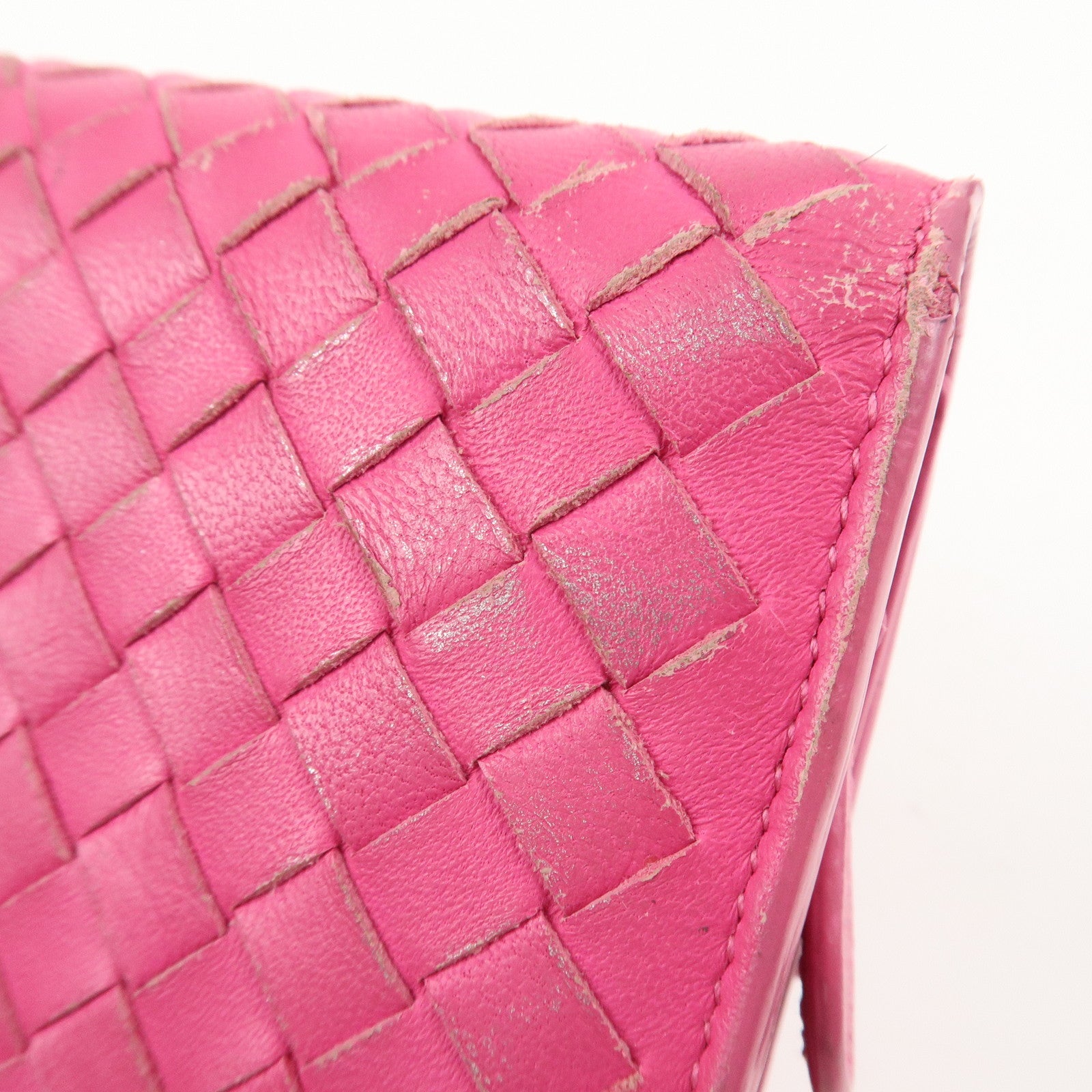 BOTTEGA VENETA Set Of 2 Intrecciato Leather Wallet 114076 150509