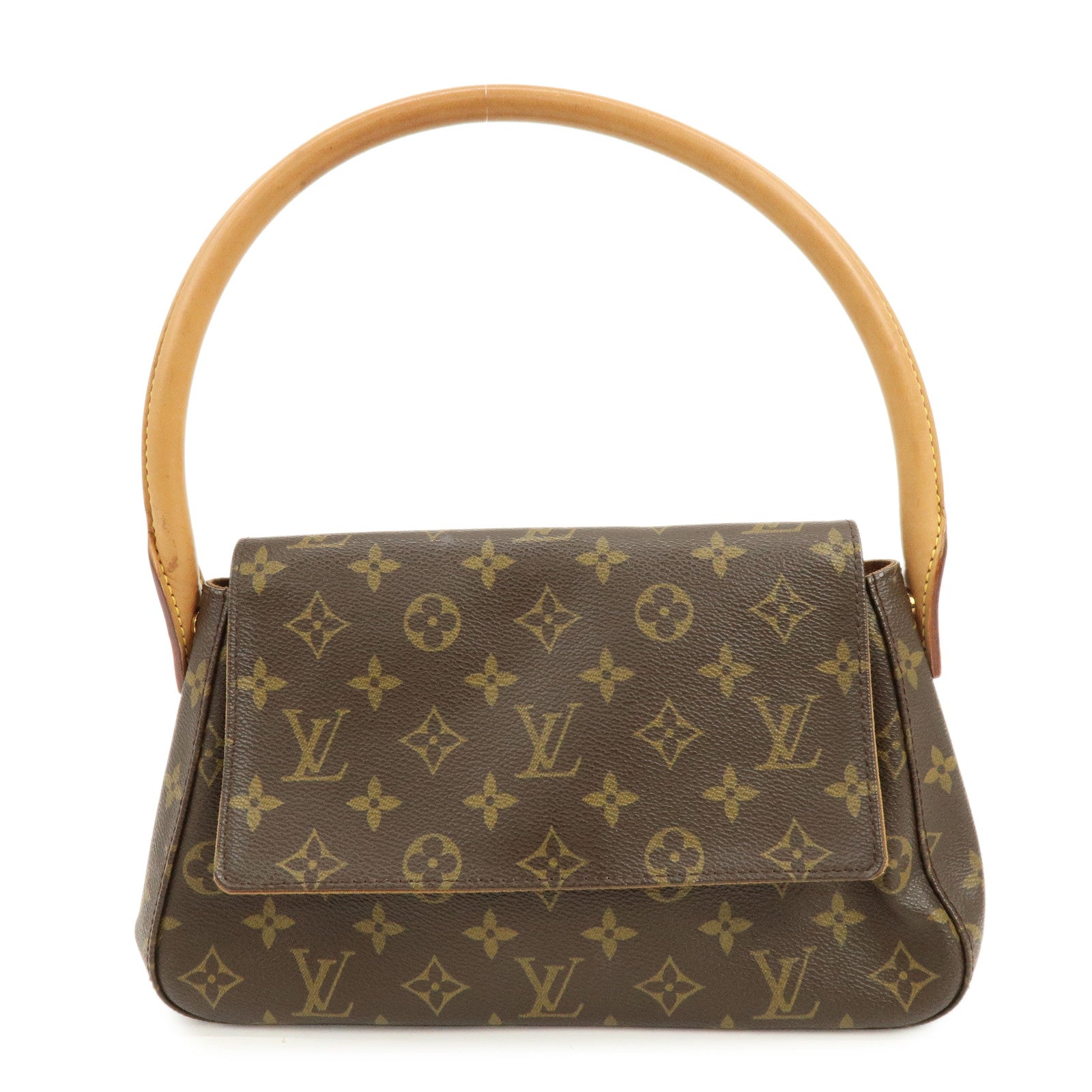 Louis Vuitton Monogram Mini Looping Shoulder Bag Brown M51147