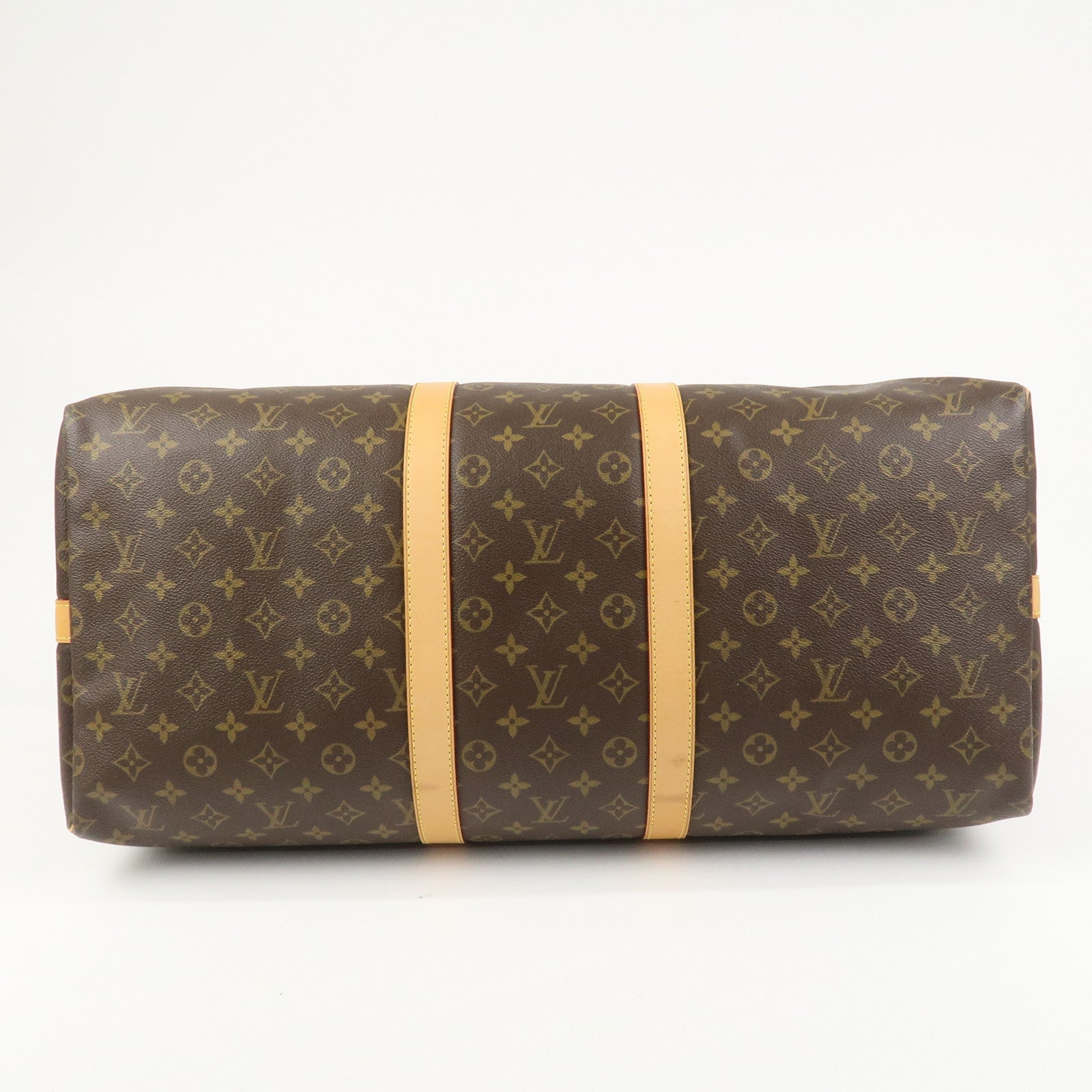 Louis Vuitton Monogram Keep All 55 Bandouliere Boston Bag M56714