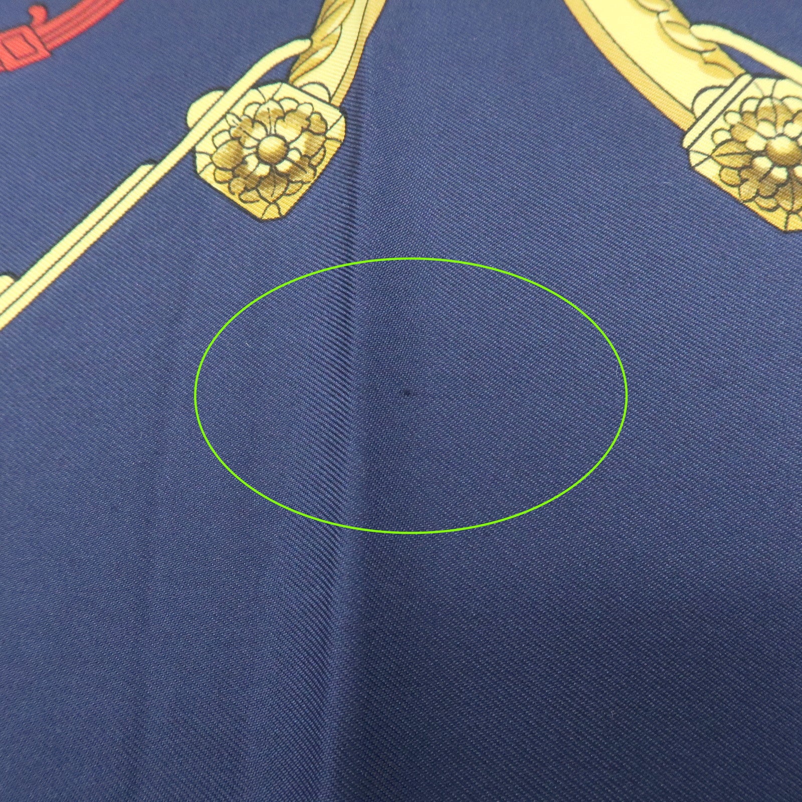 HERMES Carre 90 Silk 100% Scarf SPRINGS Dark Navy