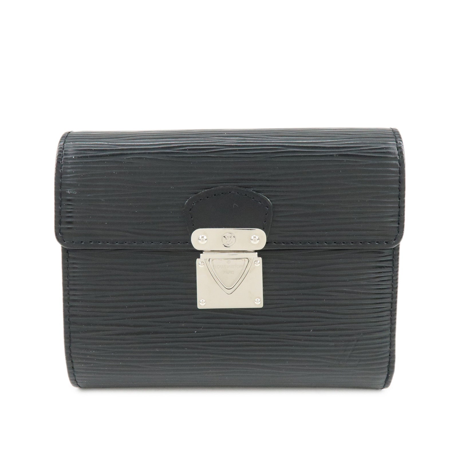 Louis Vuitton Epi Portefeuille Koala Compact Wallet Noir M58012
