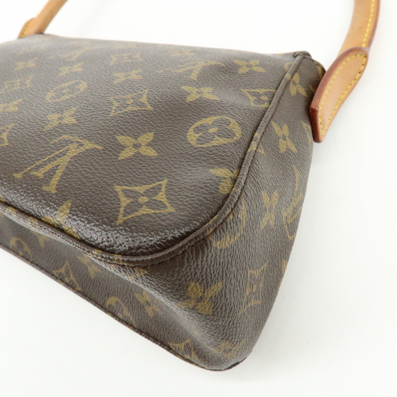 Louis Vuitton Monogram Mini Looping Shoulder Bag Brown M51147
