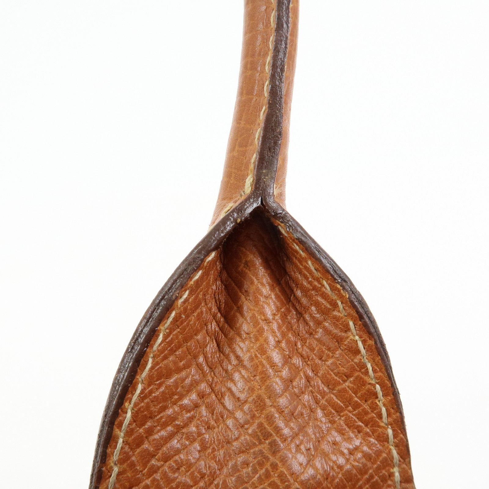 LOEWE Embossed Leather 2Way Bag Hand Bag Shoulder Bag Brown