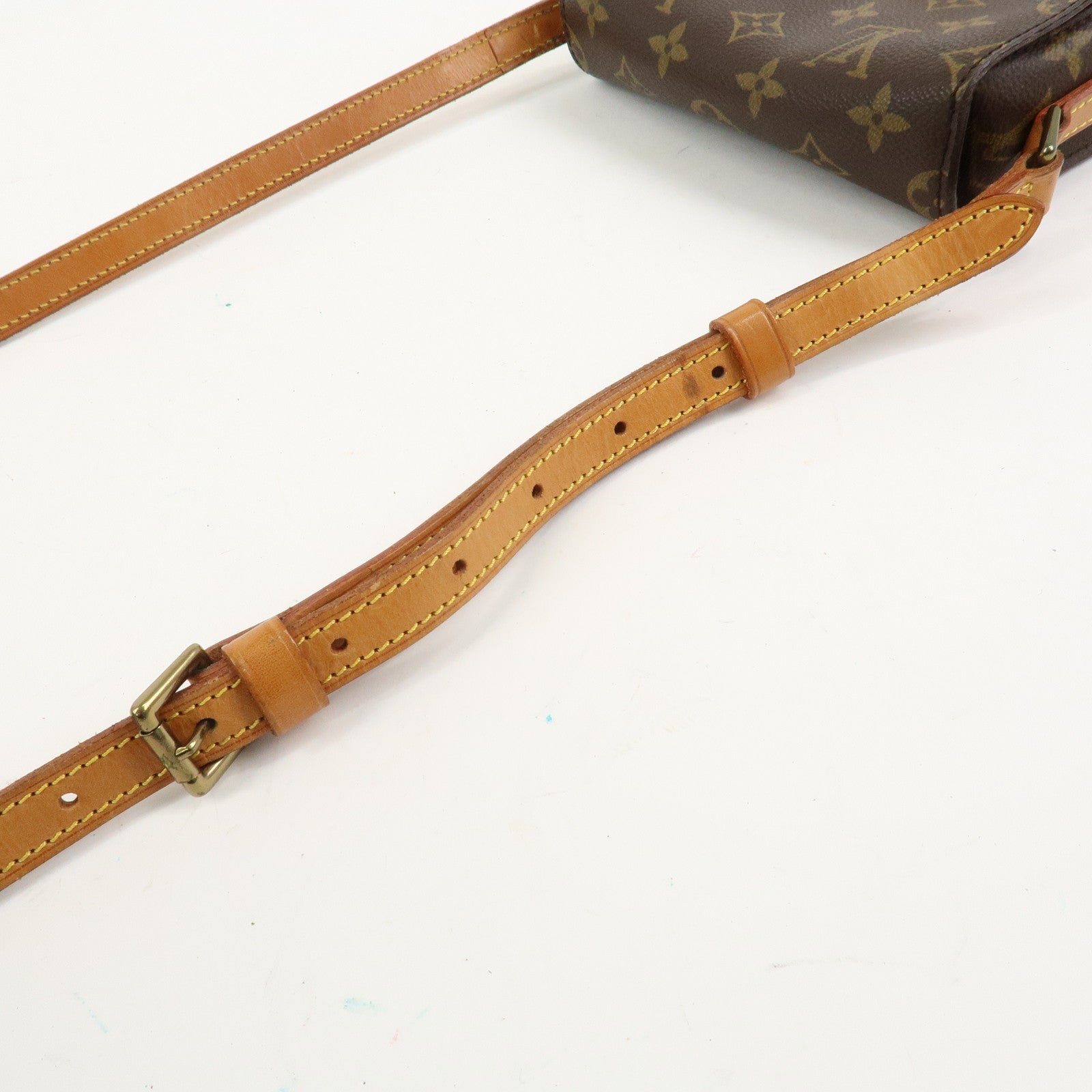 Louis Vuitton Monogram Saint Cloud MM Shoulder Bag Brown M51243