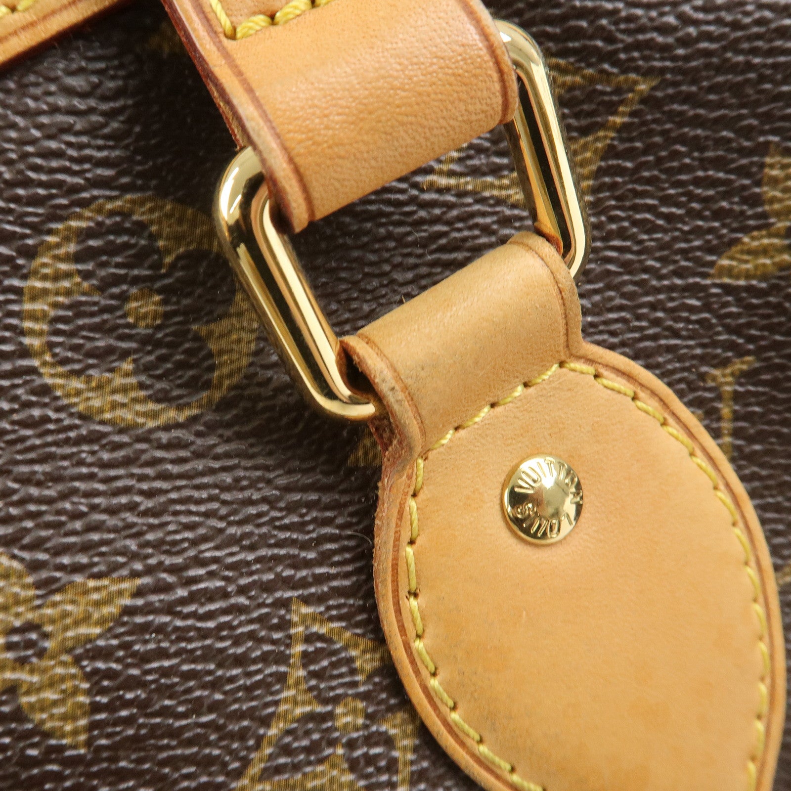 Louis Vuitton Monogram Palermo PM 2Way Bag Hand Bag Brown M40145