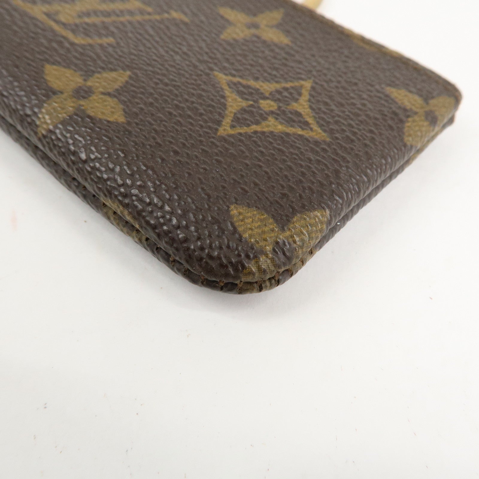 Louis Vuitton Monogram Pochette Cles Coin Case Key Case M62650 Used