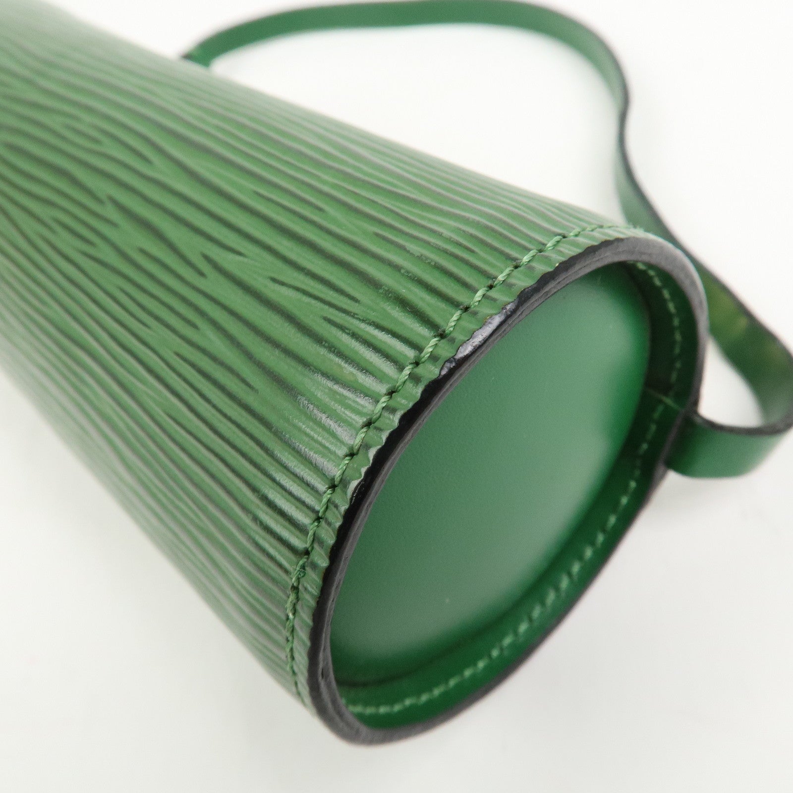 Louis Vuitton Epi Mini Pouch For Soufflot Hand Bag Borneo Green