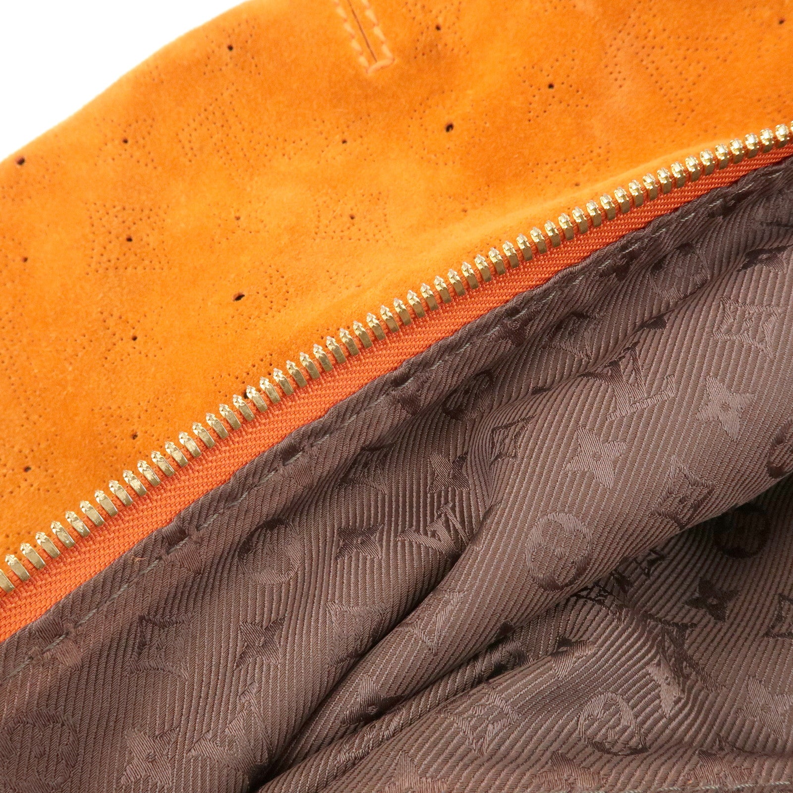 Louis Vuitton Monogram Mahina Onata GM Shoulder Bag Orange M95119