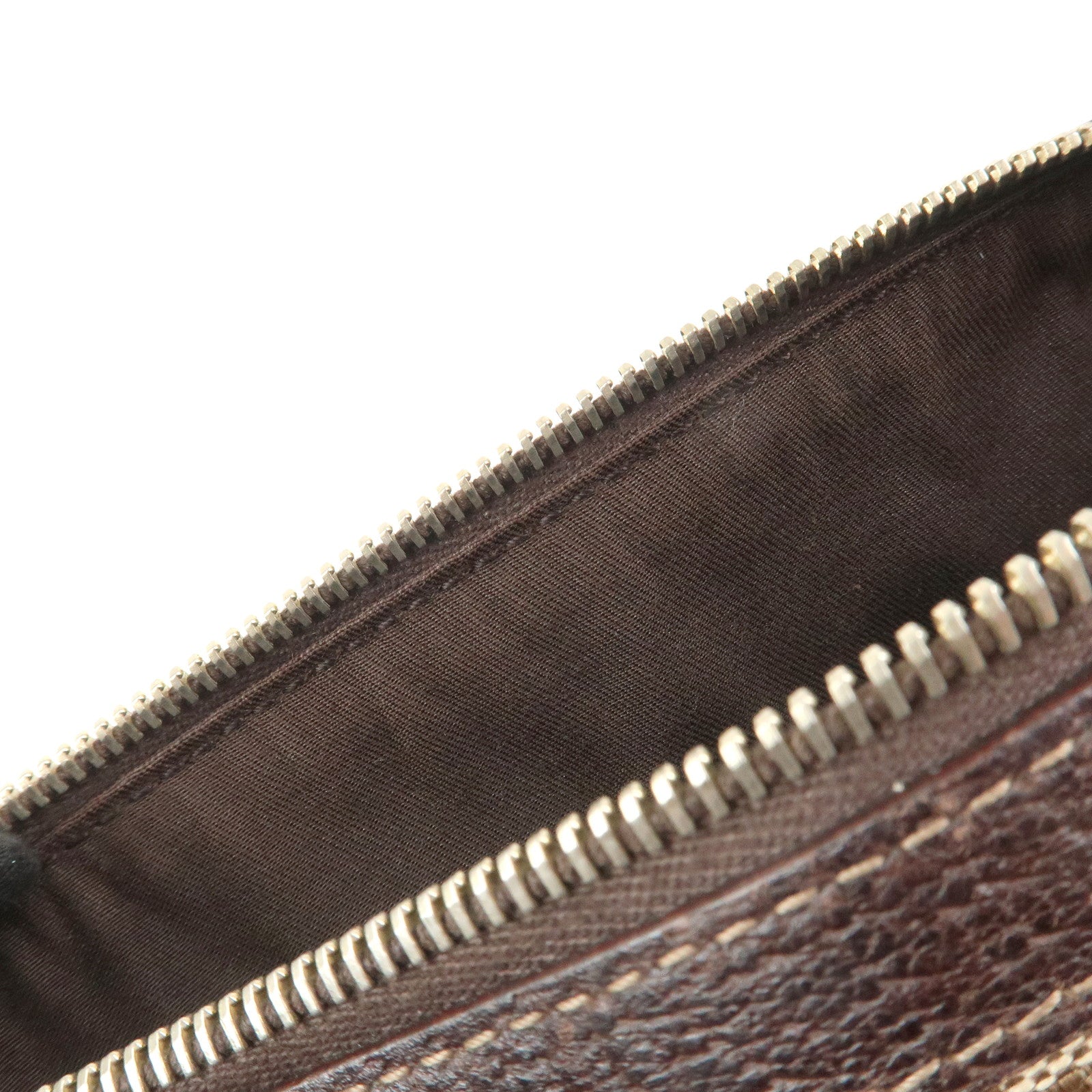 GUCCI Abbey GG Canvas Leather Mini Boston Bag Brown Beige 130942