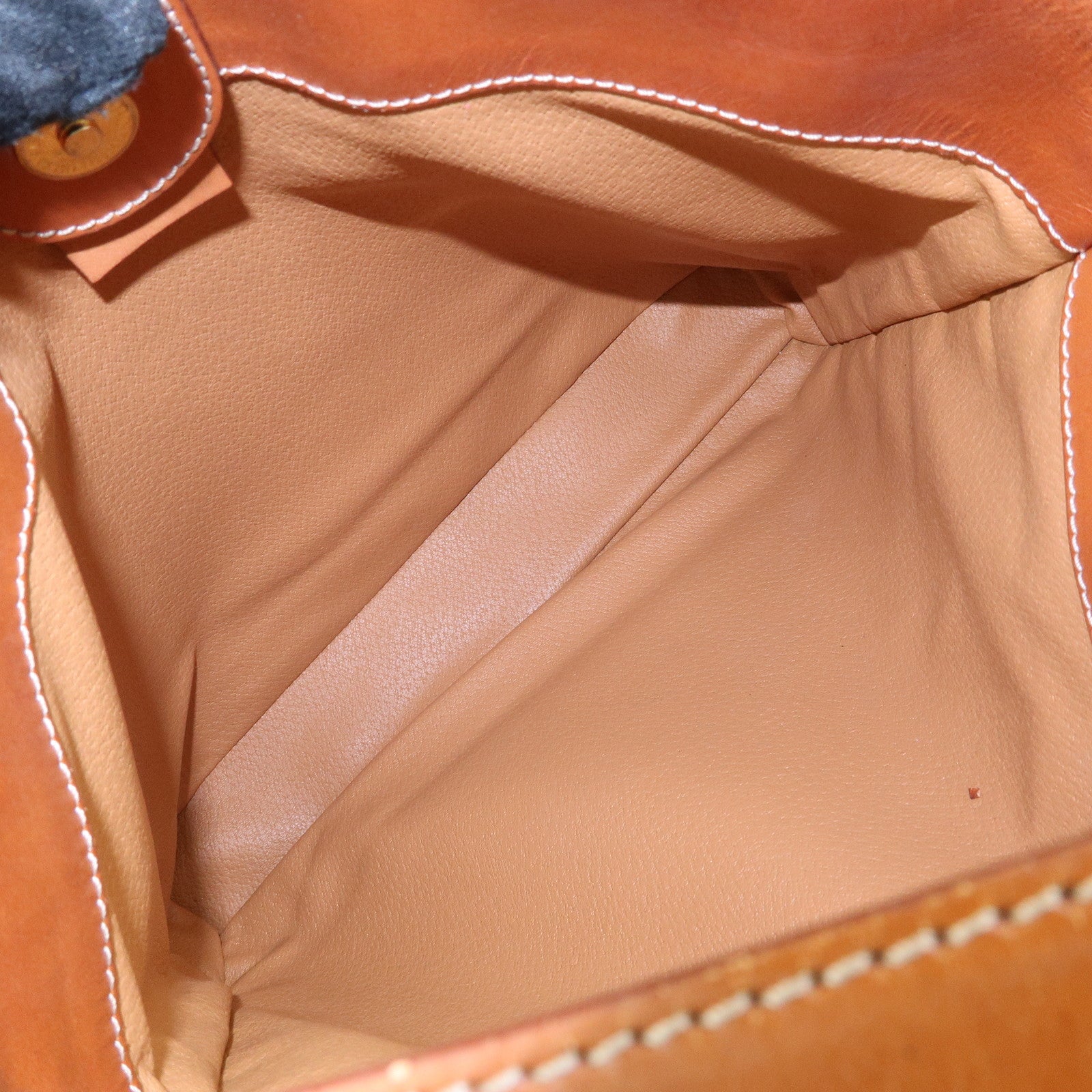 CELINE Macadam PVC Leather Shoulder Bag Hand Bag Brown