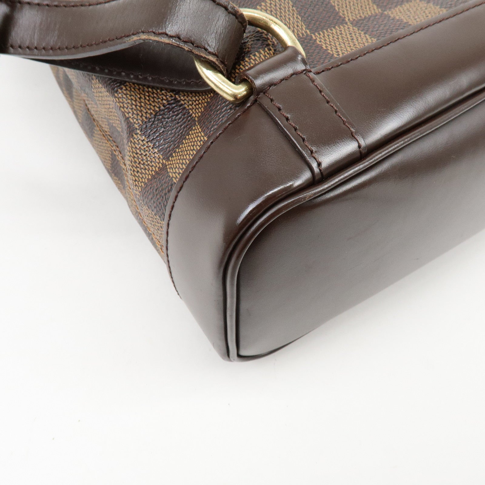 Louis Vuitton Damier Ebene Soho Backpack Rucksack Brown N51132