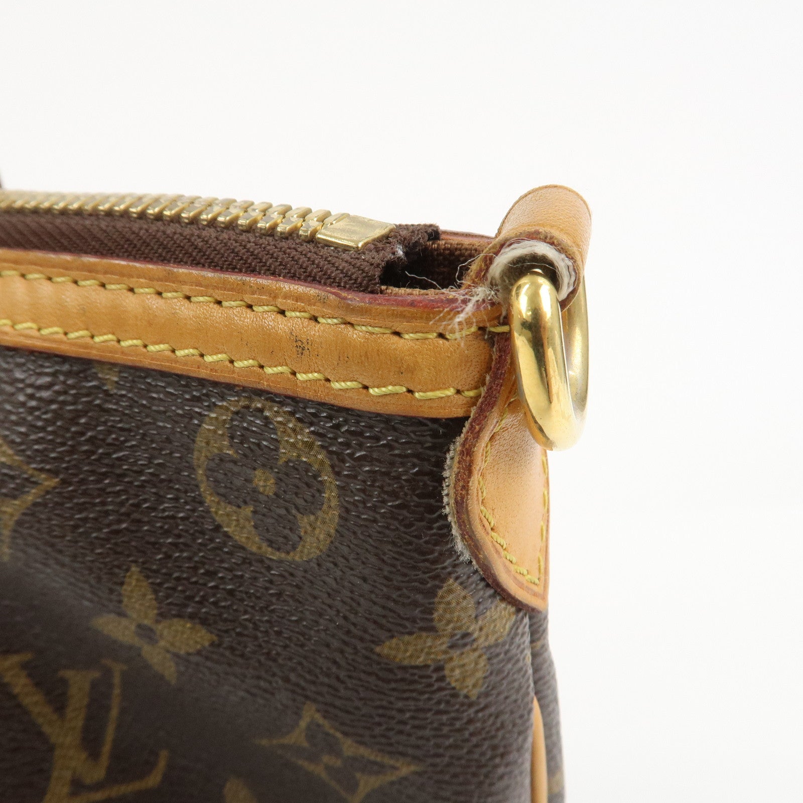 Louis Vuitton Monogram Palermo PM 2Way Bag Hand Bag Brown M40145