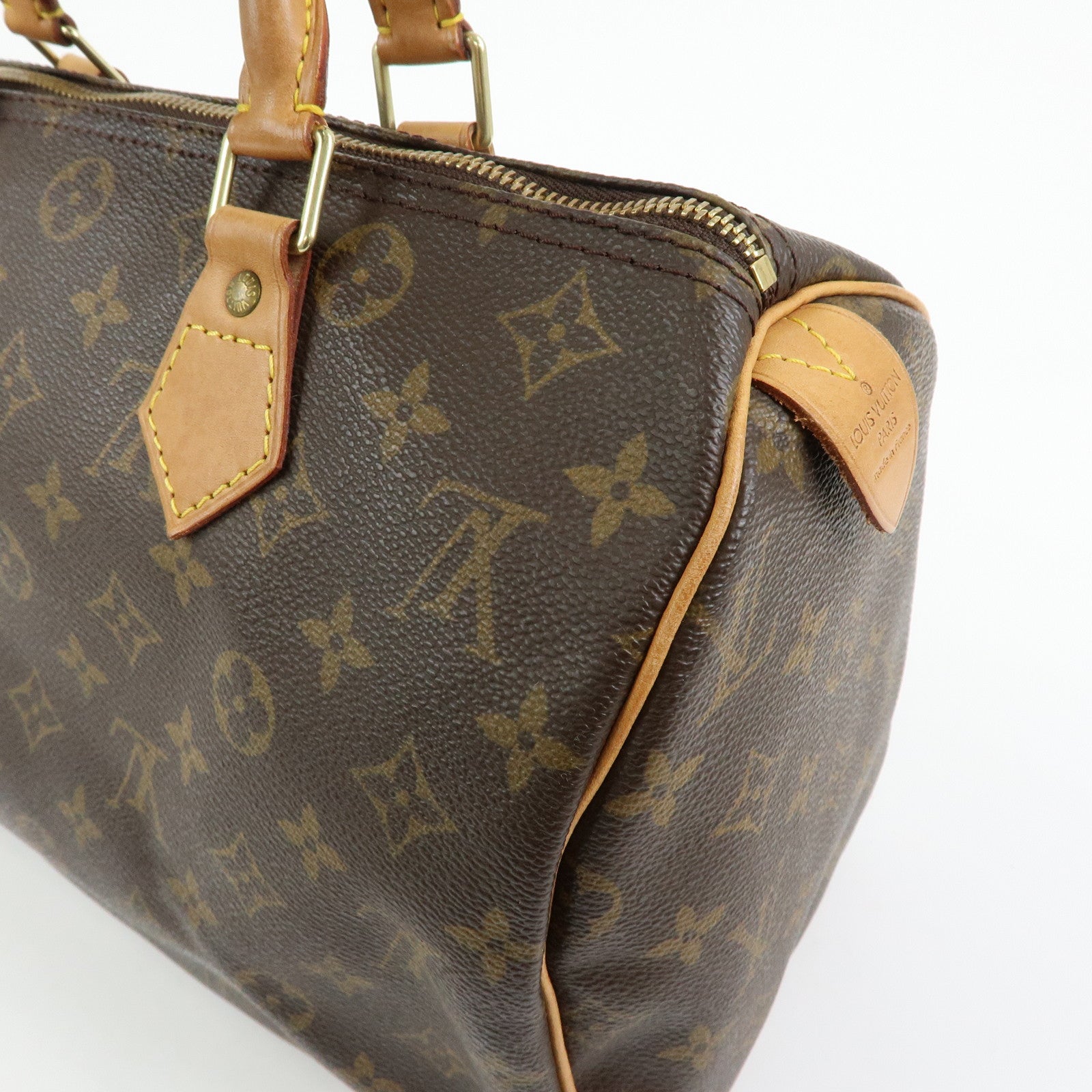 Louis Vuitton Monogram Speedy 30 Boston Bag Hand Bag Brown M41526