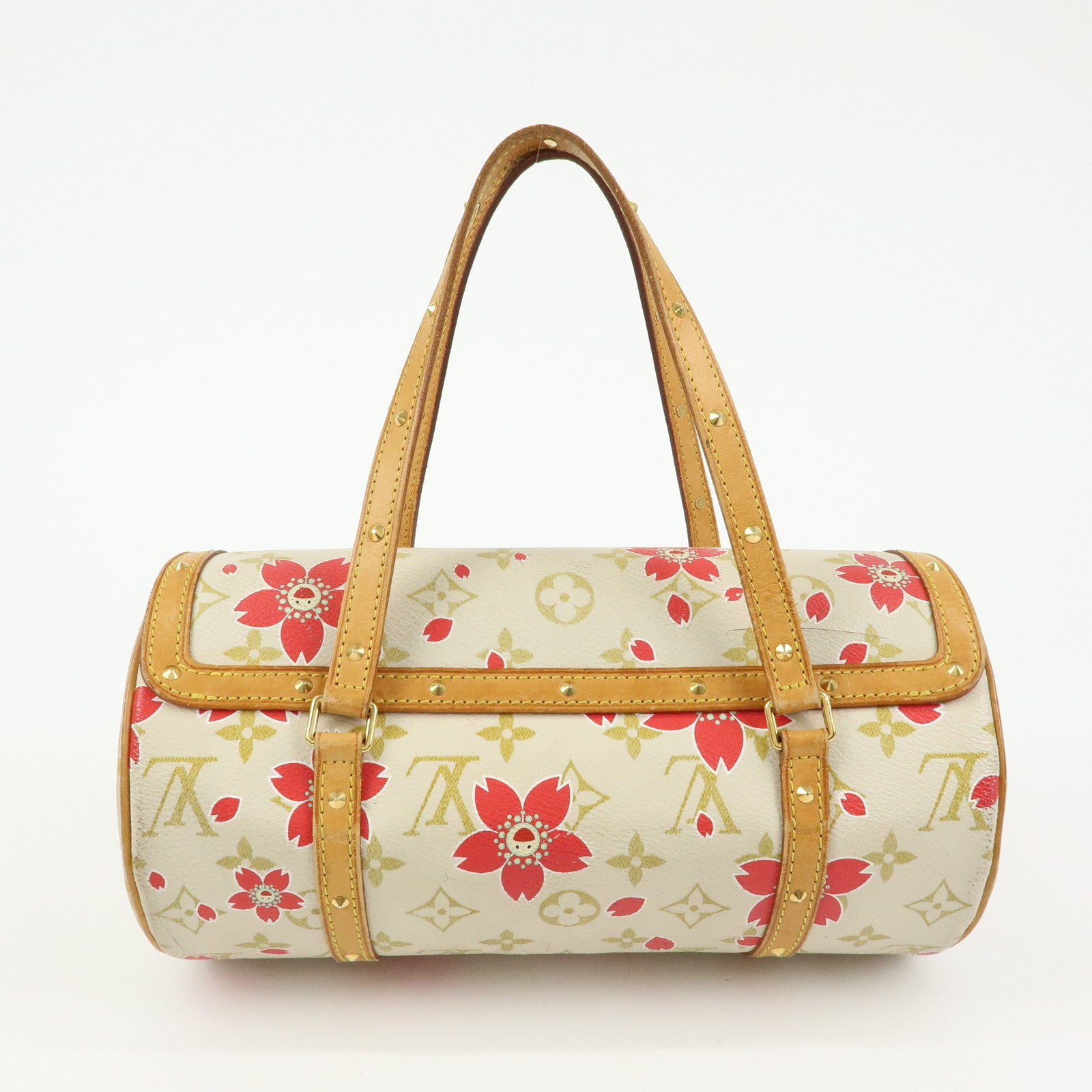 Louis Vuitton Monogram Cherry Blossom Papillon 26 Hand Bag M92011