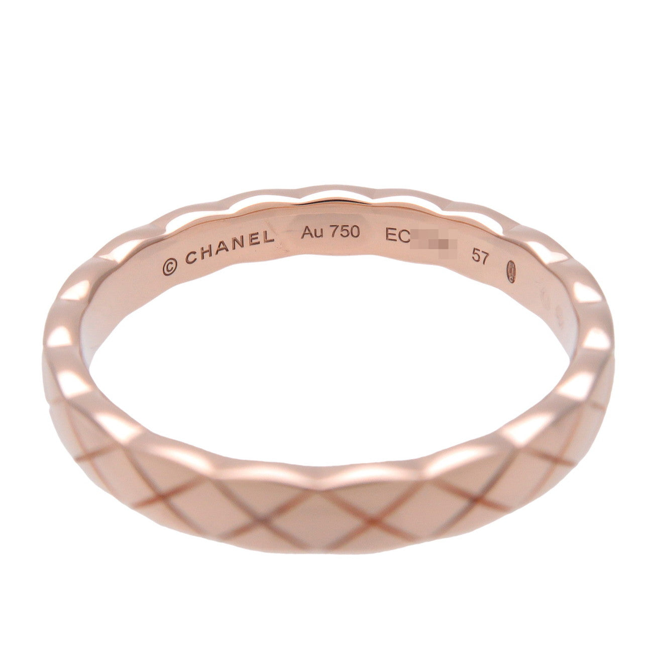 CHANEL Coco Crush Mini Ring K18 750PG Rose Gold #57 US8 J11785