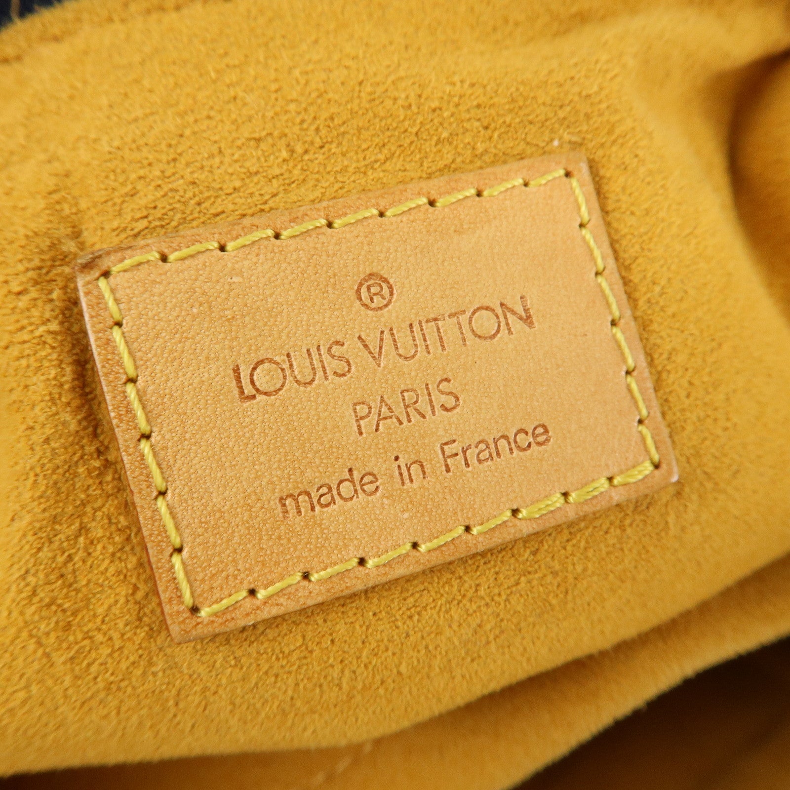 Louis Vuitton Monogram Denim Baggy PM 2Way Shoulder Bag Blue M95049 Used