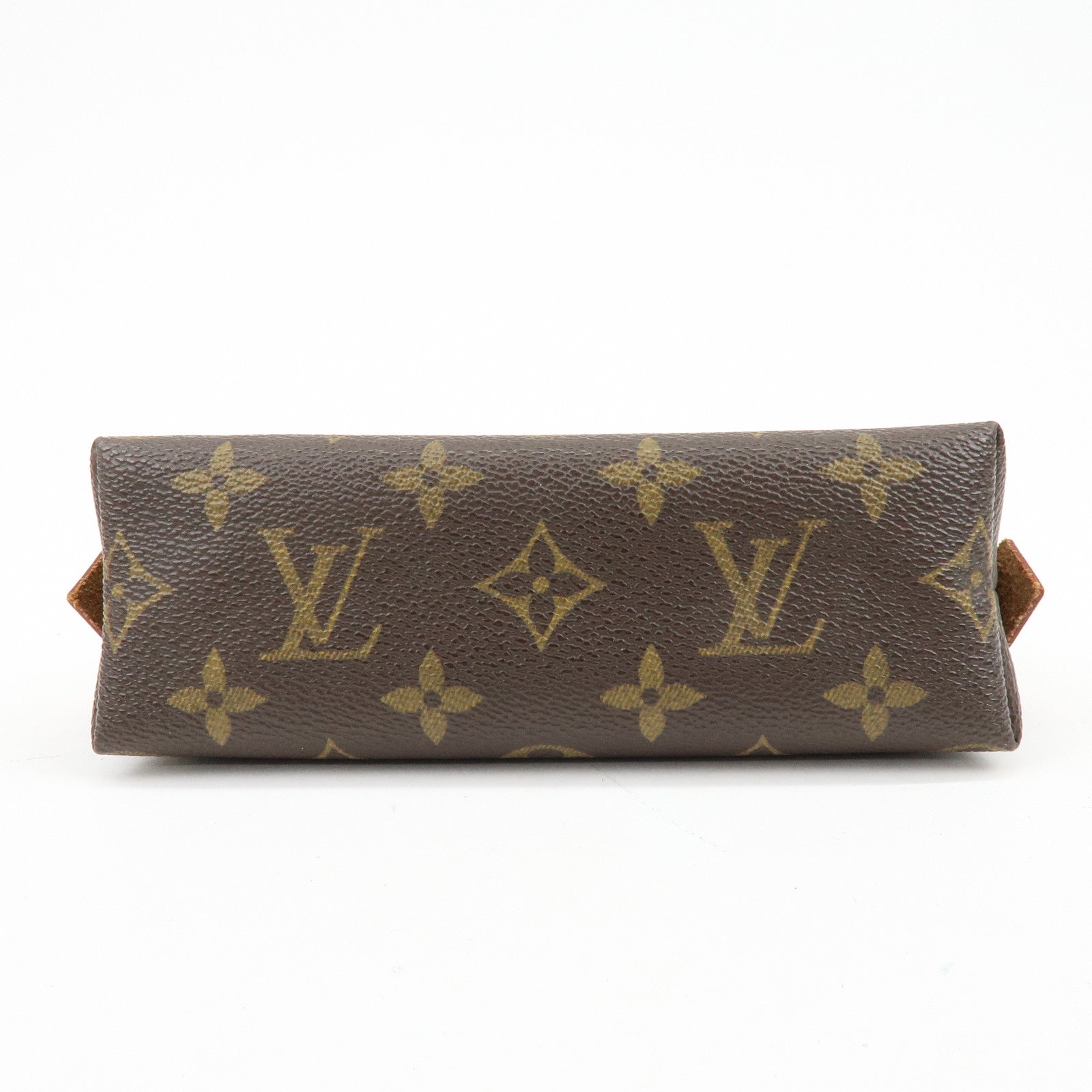 Louis Vuitton Monogram Pochette Cosmetic PM Pouch Brown M47515