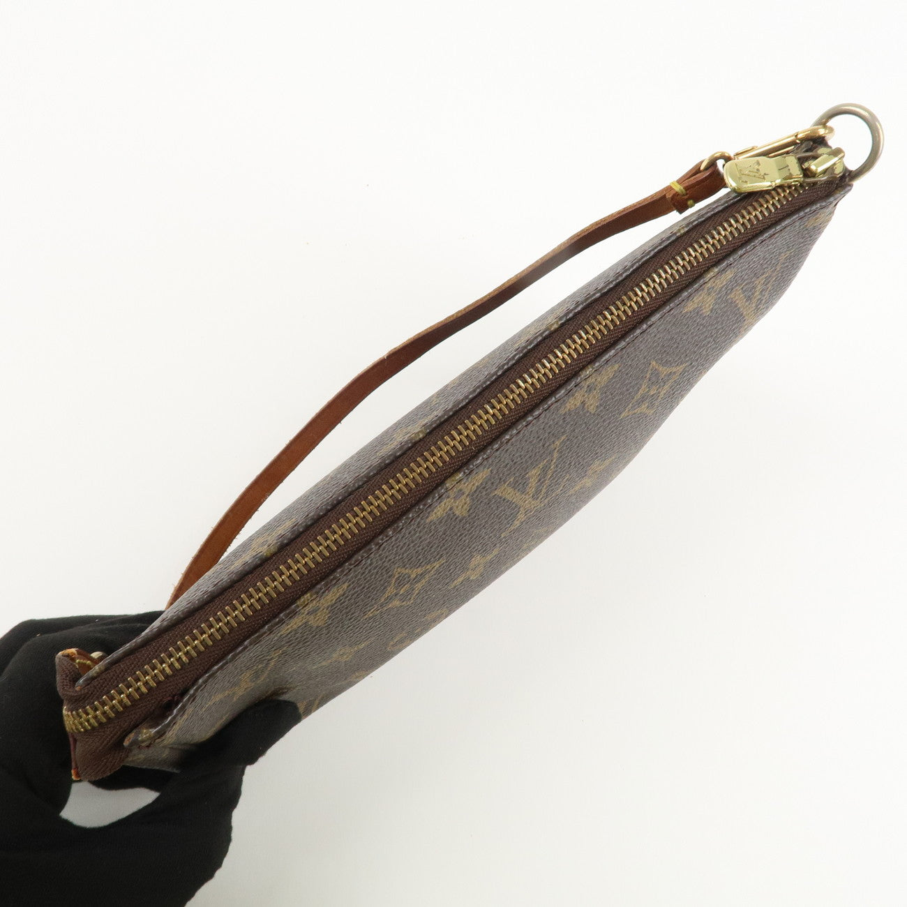 Louis Vuitton Monogram Pochette Accessoires Hand Bag Brown M51980 Used