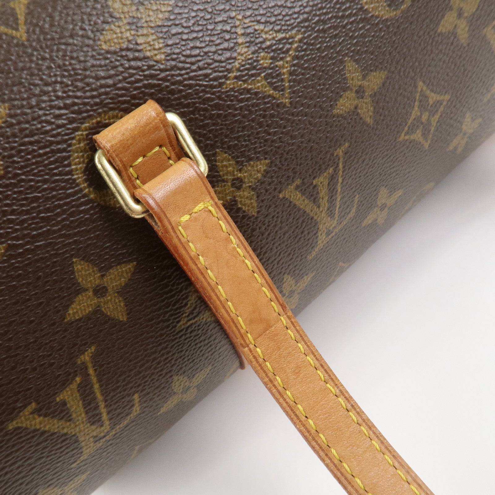 Louis Vuitton Monogram Papillon 30 Hand Bag Brown M51385
