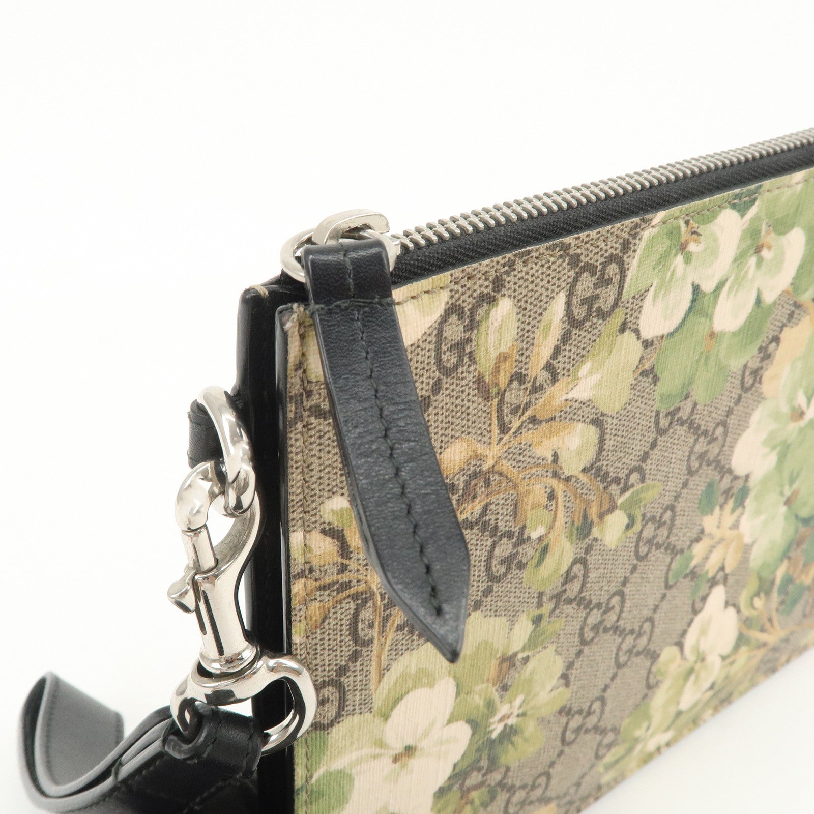 GUCCI Flora GG Blooms GG Supreme Clutch Bag Wristlet Bag 411691