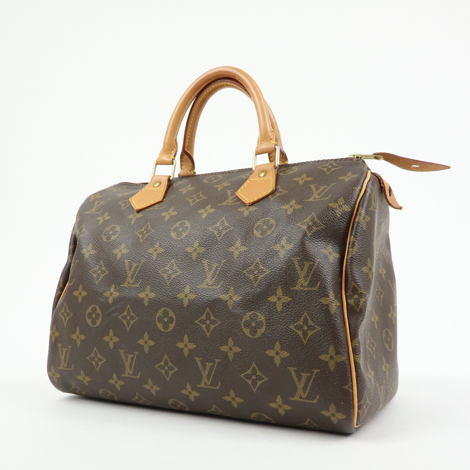Louis Vuitton Monogram Speedy 30 Boston Bag Hand Bag Brown M41526