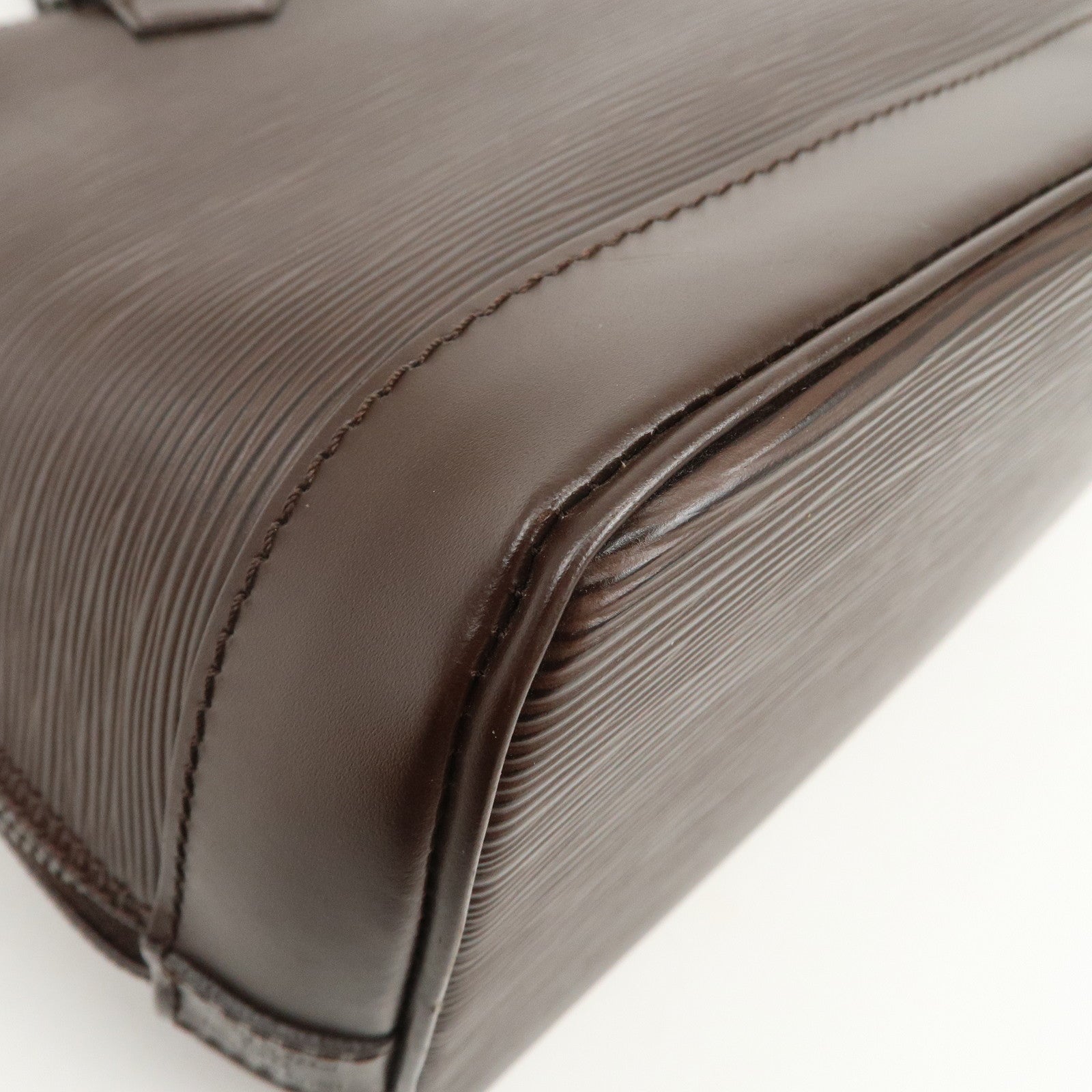 Louis Vuitton Epi Leather Alma Hand Bag Mocha M5214D