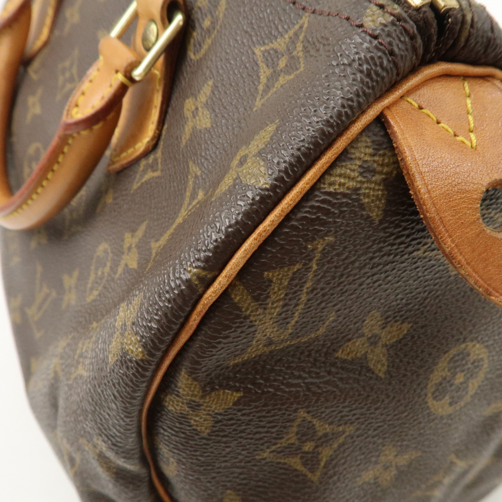 Louis Vuitton Monogram Speedy 30 Boston Bag Hand Bag M41526 Used