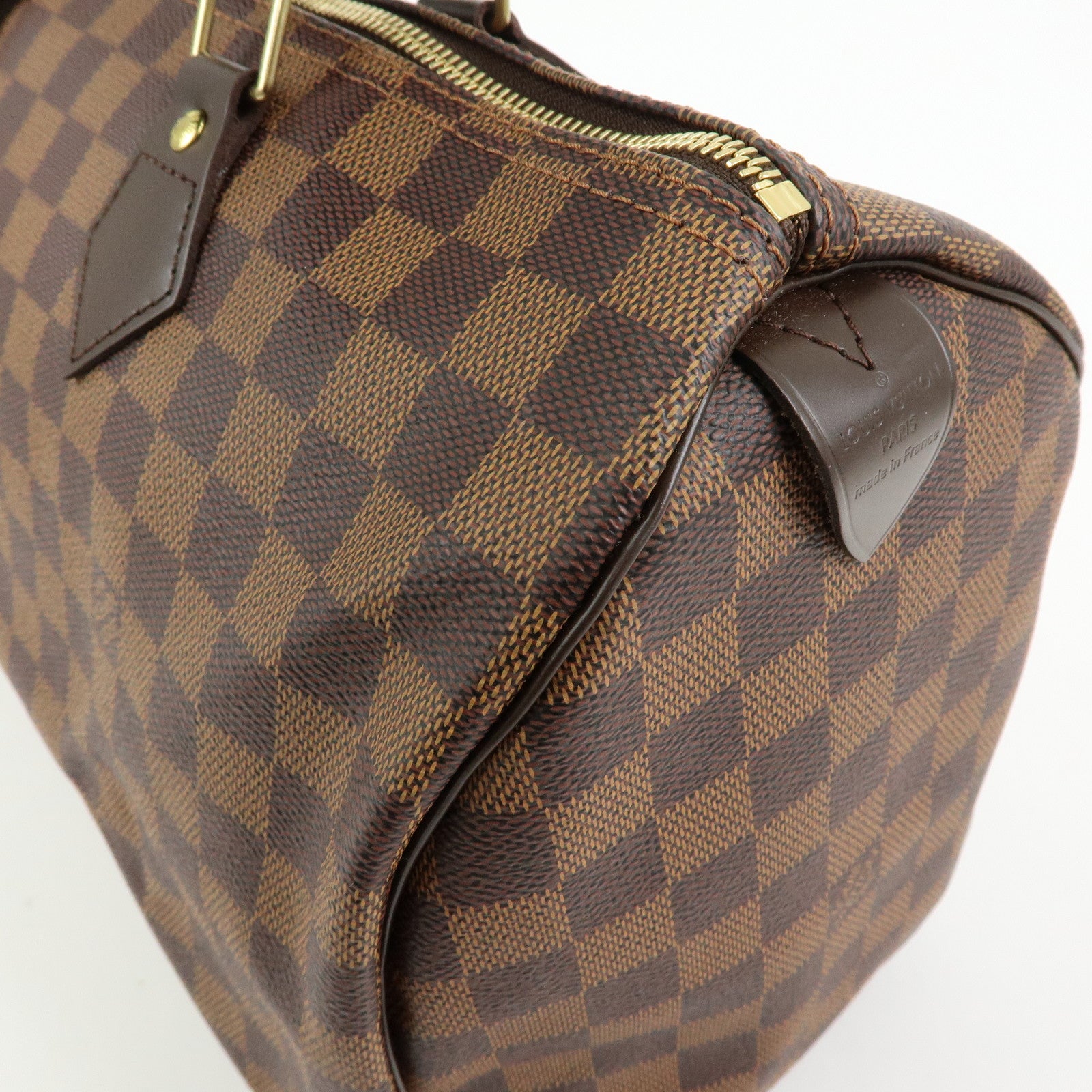 Louis Vuitton Damier Ebene Speedy 30 Boston Bag Hand Bag N41531