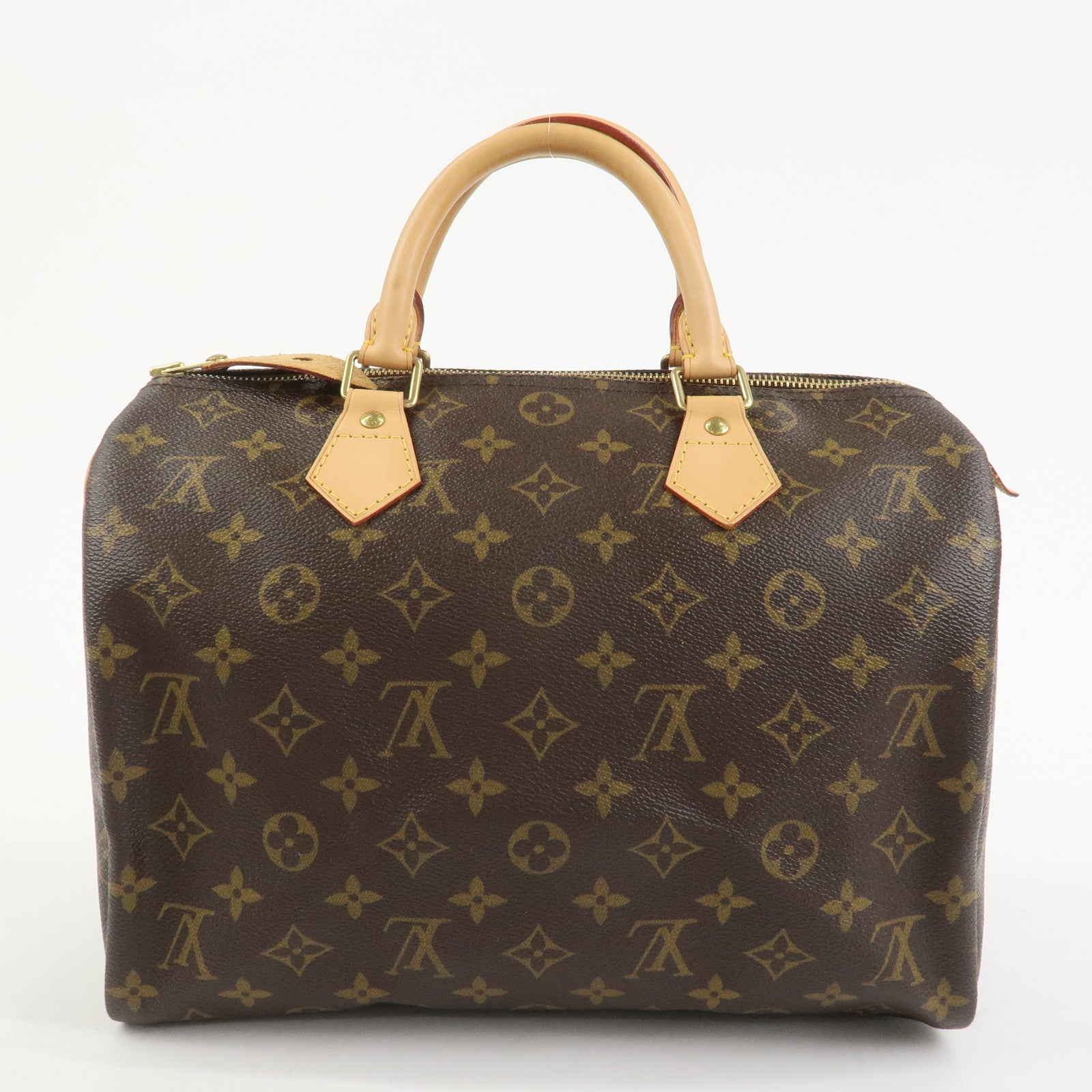 Louis Vuitton Monogram Speedy 30 Boston Bag Hand Bag Brown M41526