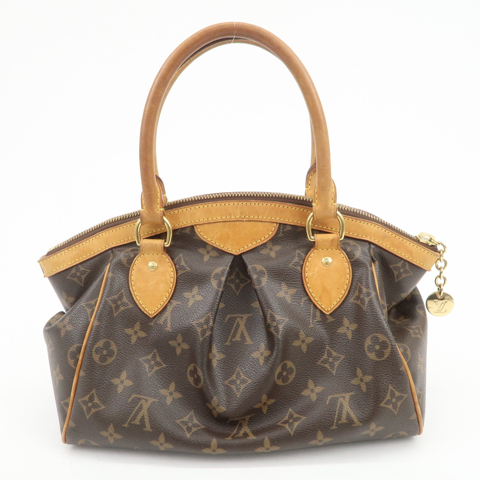 Louis Vuitton Monogram Tivoli PM Hand Bag Shoulder Bag Brown M40143