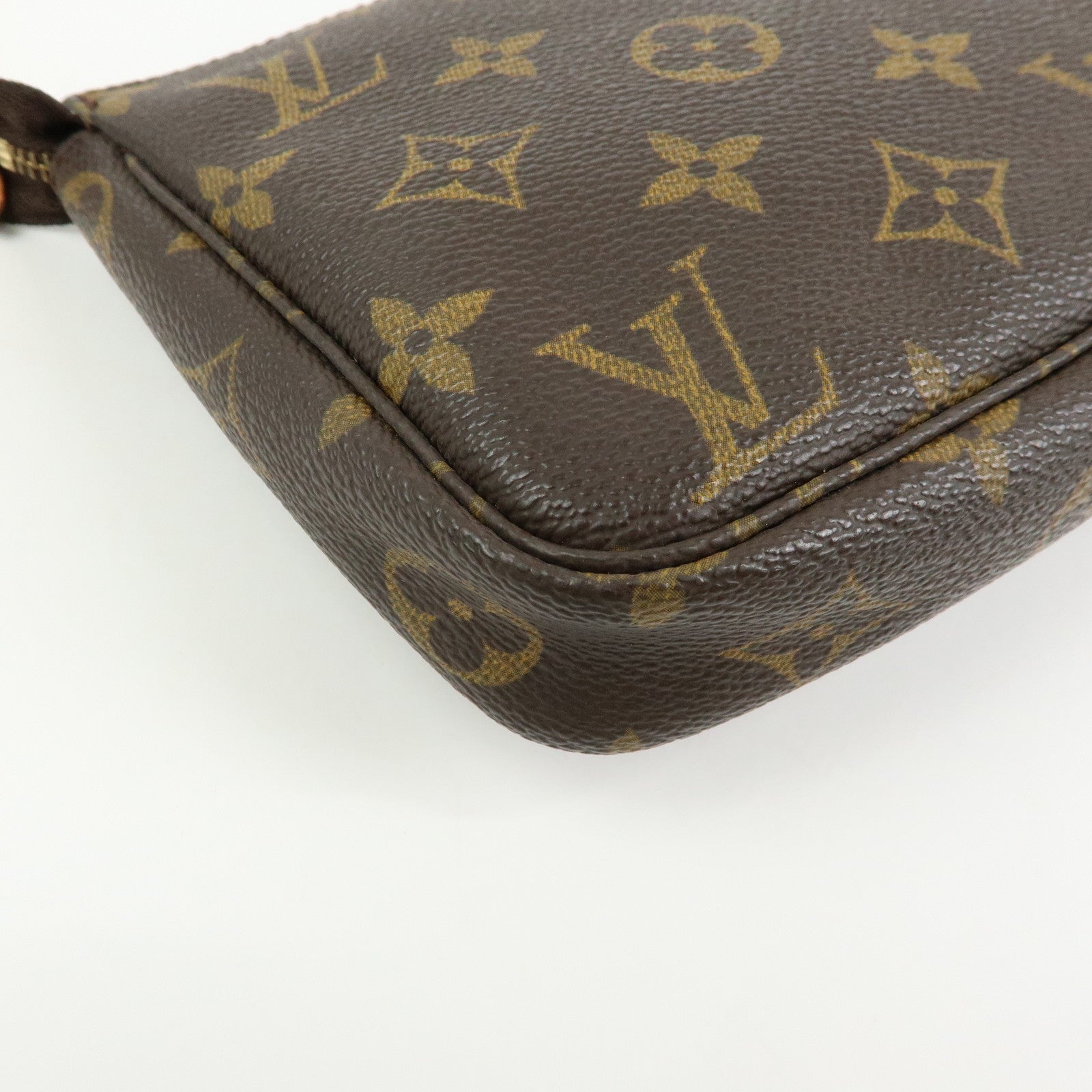 Louis Vuitton Monogram Pochette Accessoires Pouch Hand Bag M51980