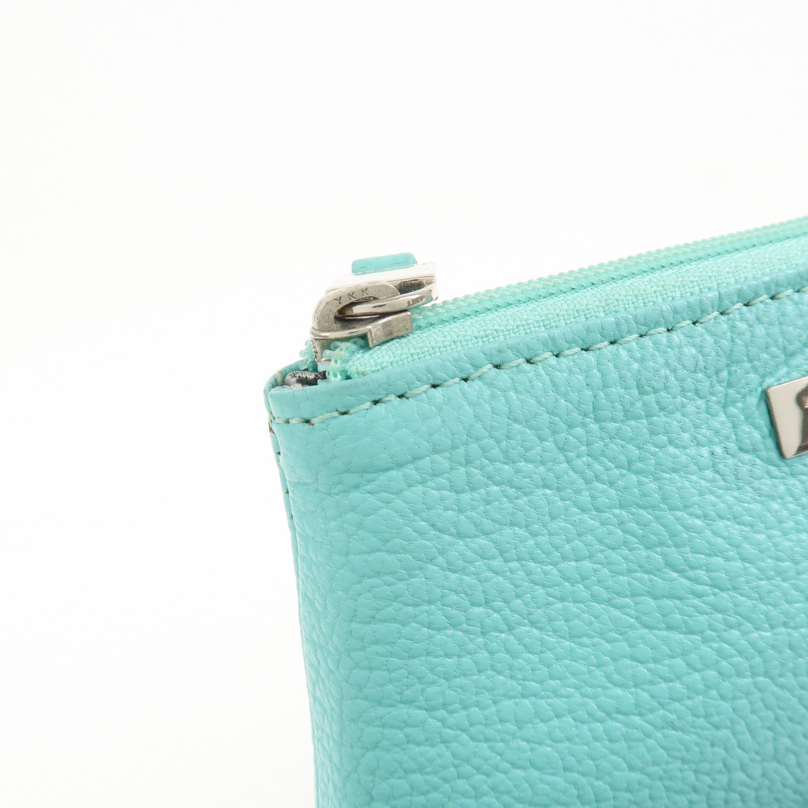 Tiffany & Co. Leather Small Pouch Accessories Pouch Tiffany Blue
