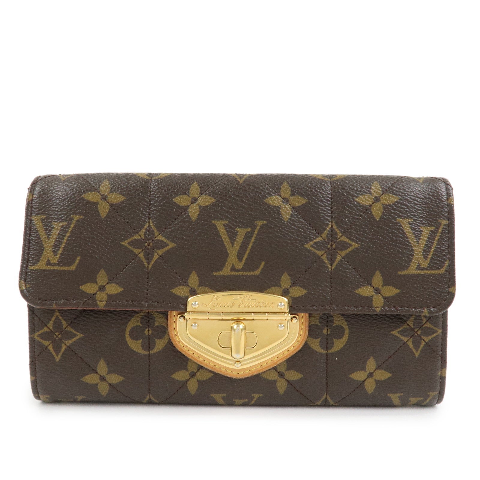 Louis Vuitton Monogram Portefeuille Sarah Etoile Long Wallet Brown M66556