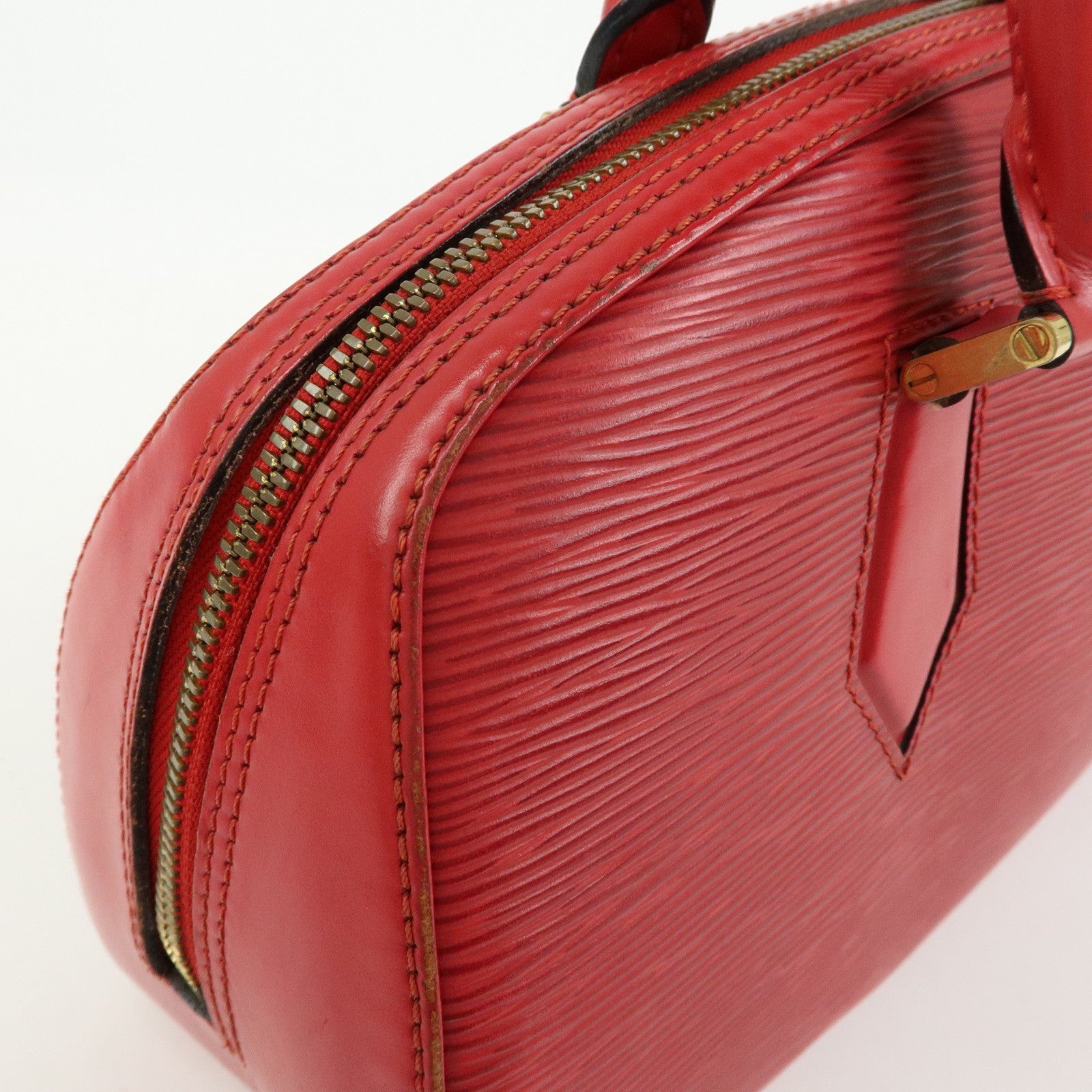Louis Vuitton Epi Leather Jasmine Hand Bag Castilian Red M52087