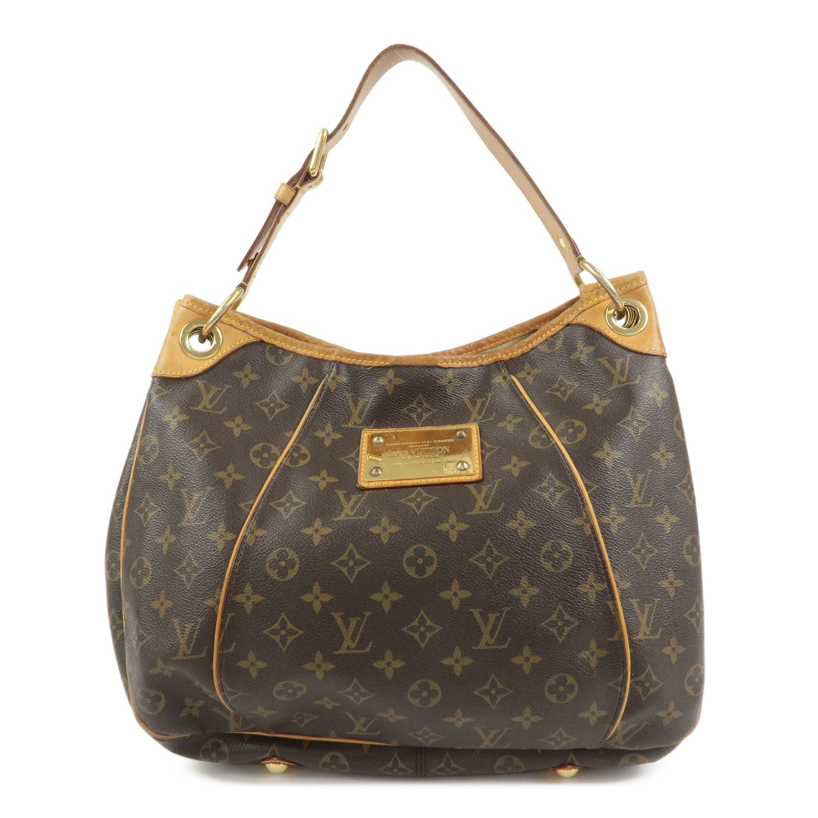 Louis Vuitton Monogram Galliera PM Shoulder Bag Brown M56382