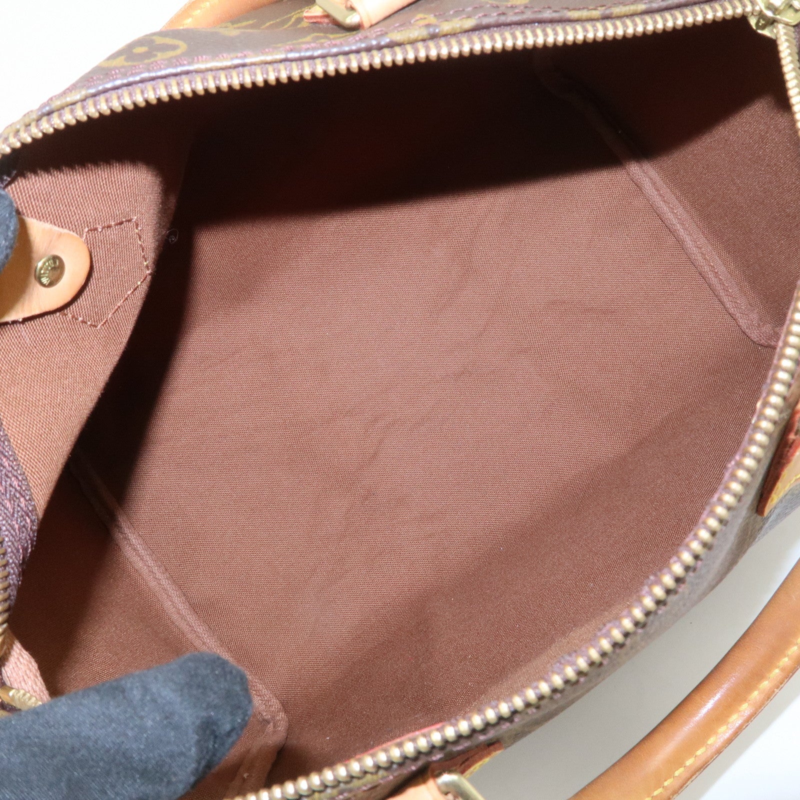 Louis Vuitton Monogram Speedy 30 Boston Bag Hand Bag Brown M41526